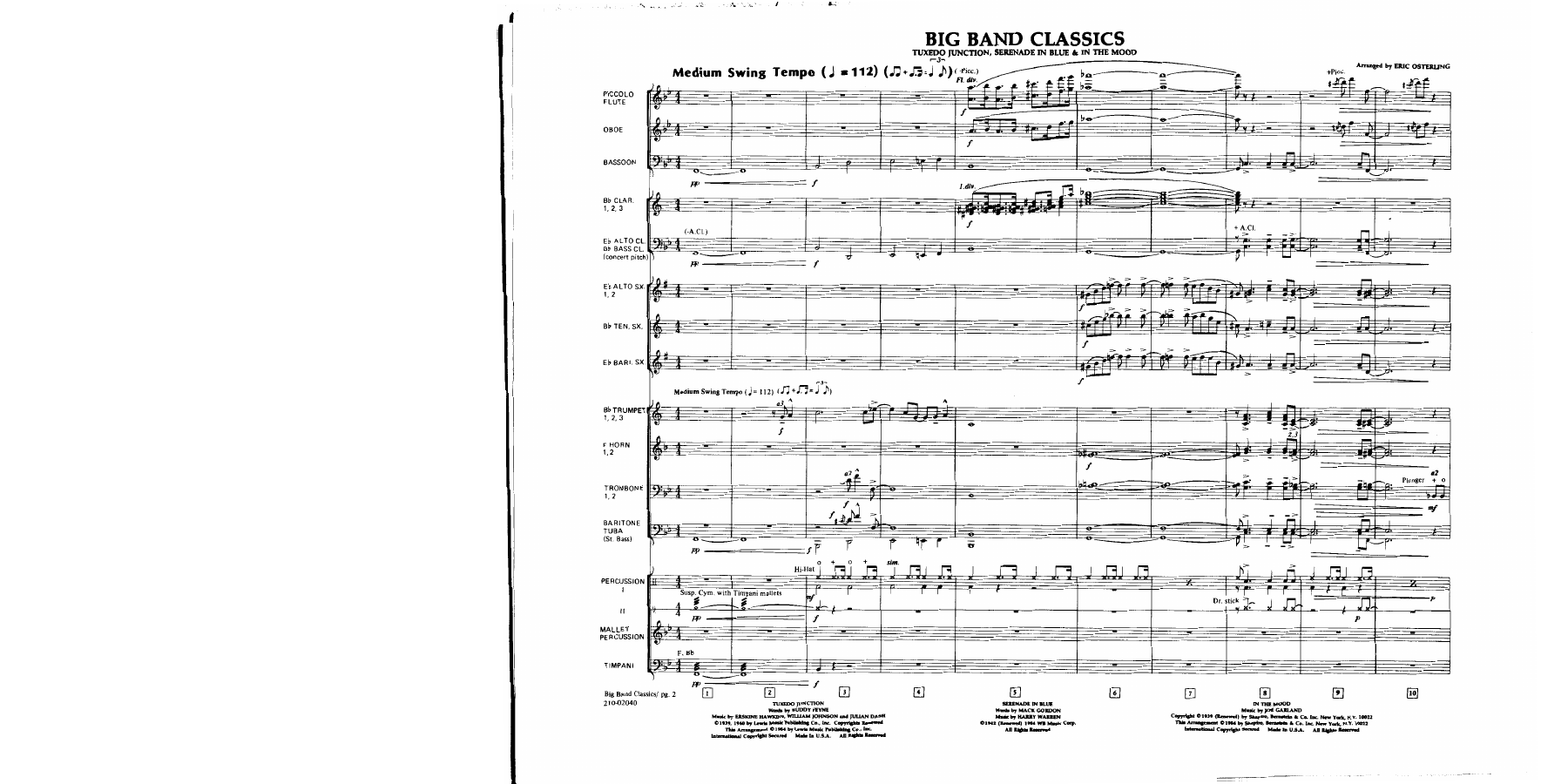 Big Band Classics [E. Osterling] — page 2