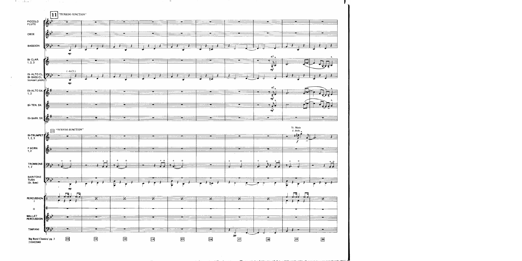 Big Band Classics [E. Osterling] — page 3