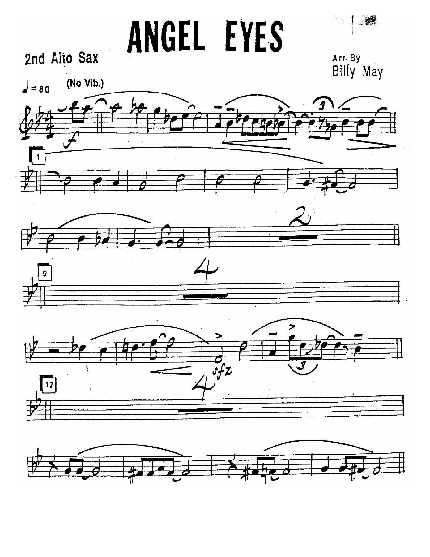 Angel Eyes (B.May) Vocal — page 3