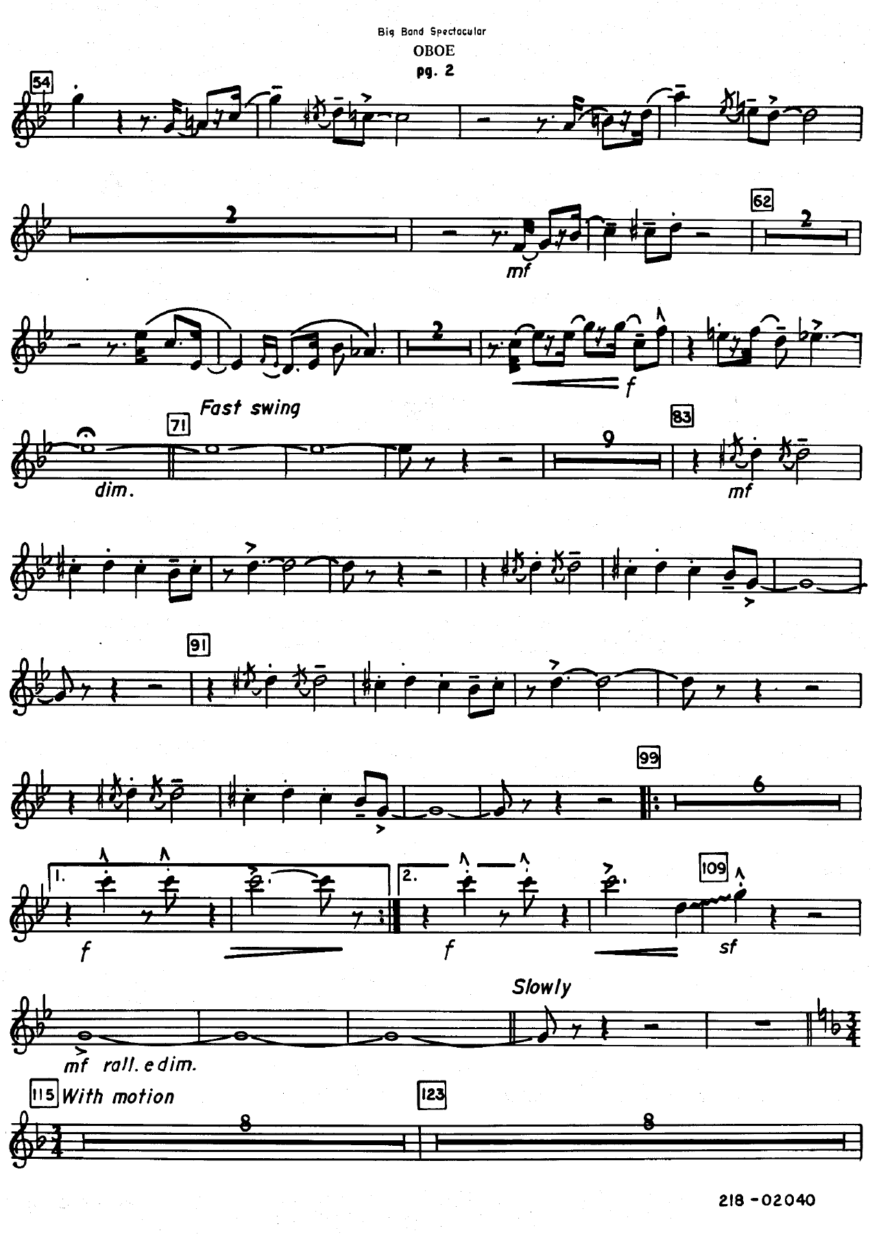 Big Band Spectacular — page 2