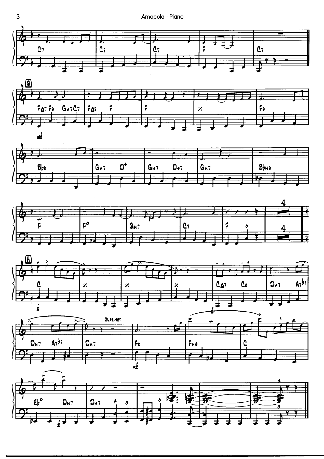 Amapola Piano003 — sheet music cover (first page)