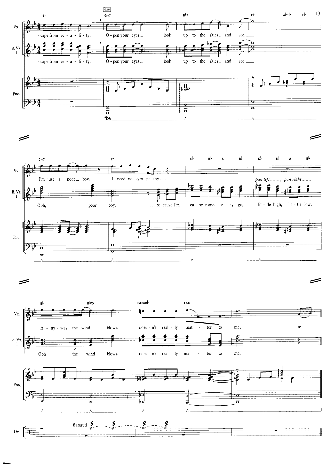 QUEEN - Bohemian Rhapsody Full Score — page 3