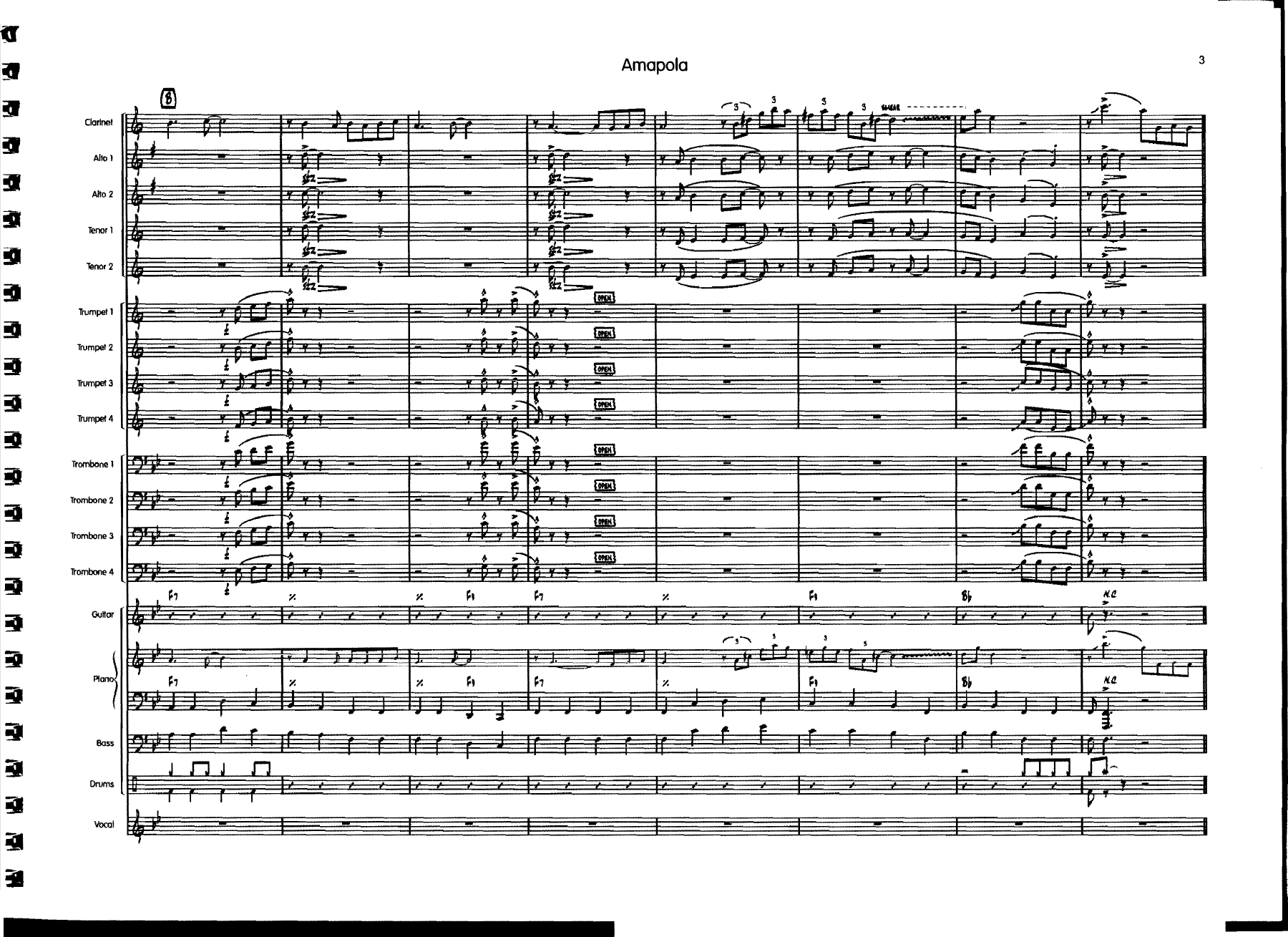 Amapola SCORE — page 3