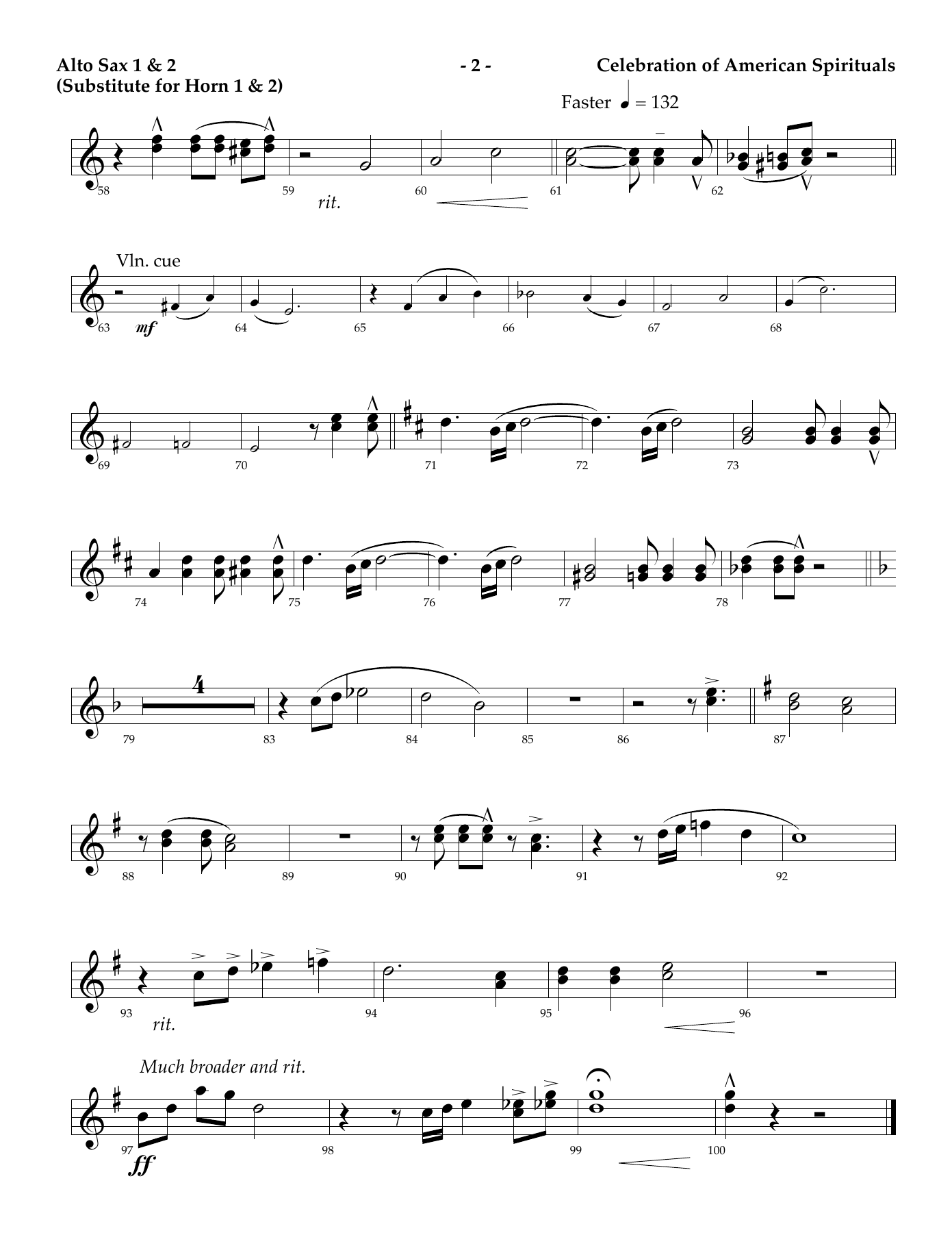Alto Sax — page 2