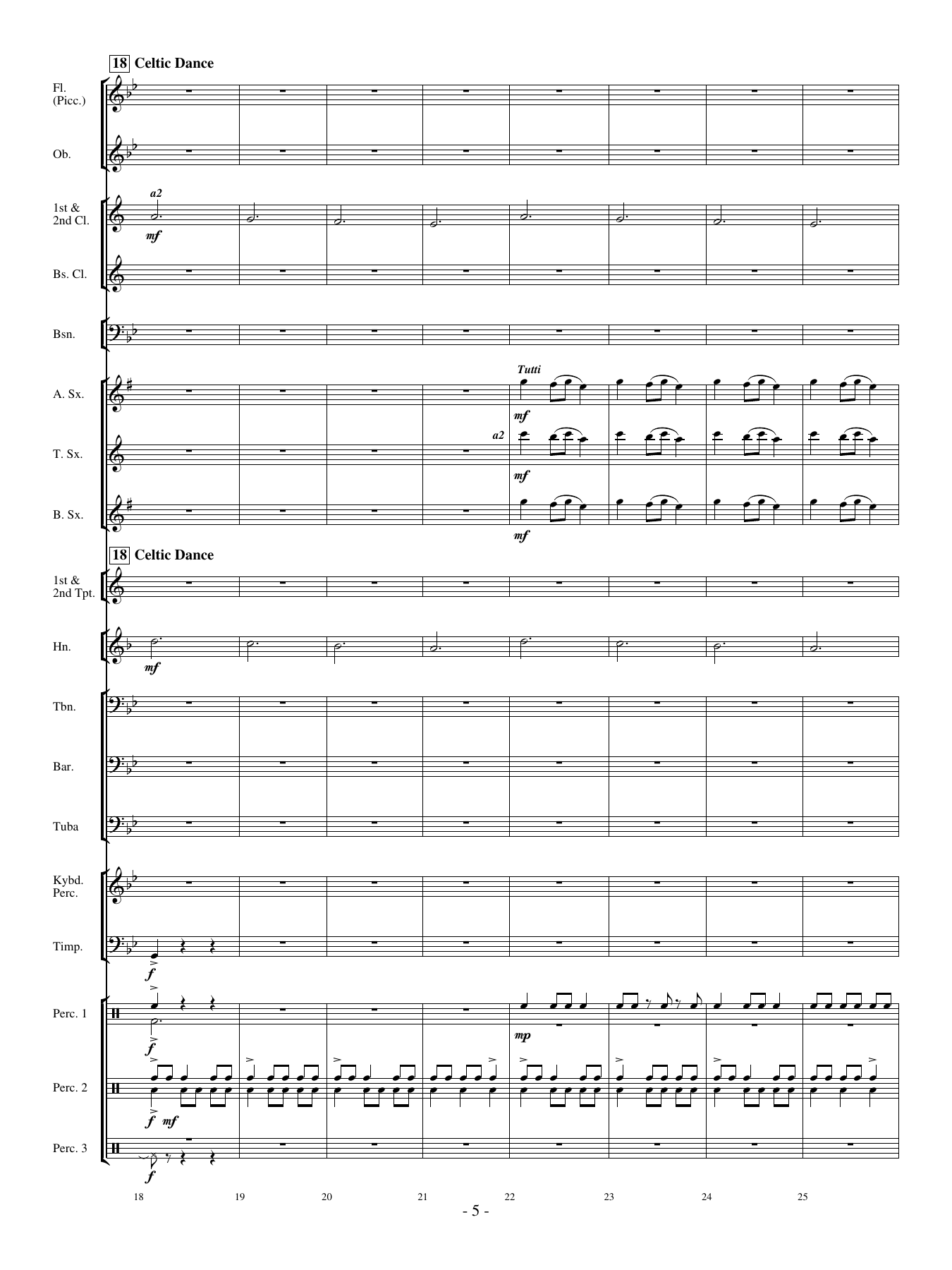 Celtic Bell Carol (R.W.Smith) score — page 3