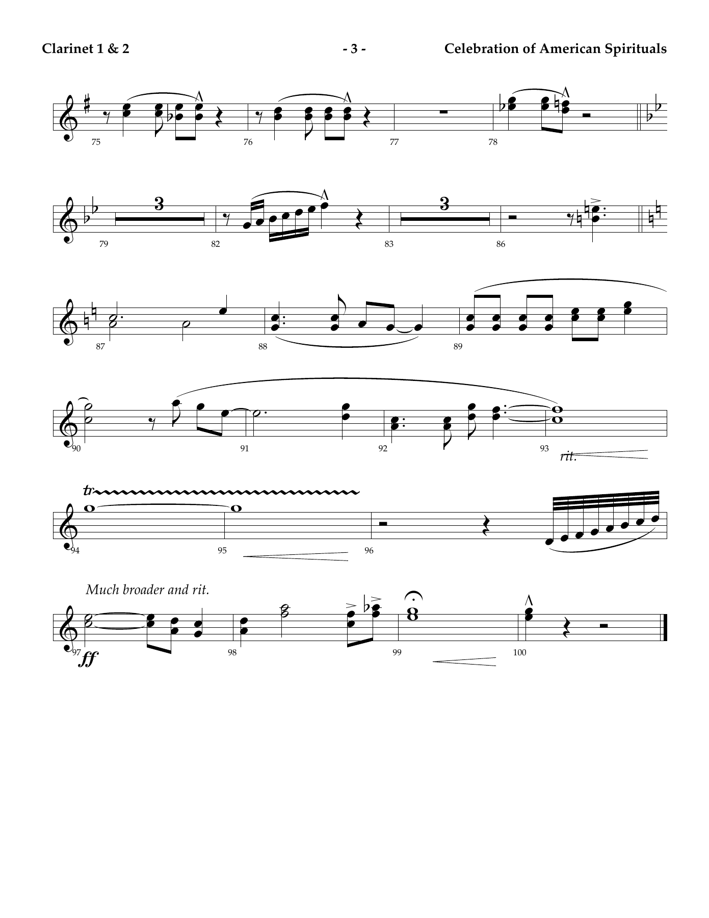 Clarinet — page 3