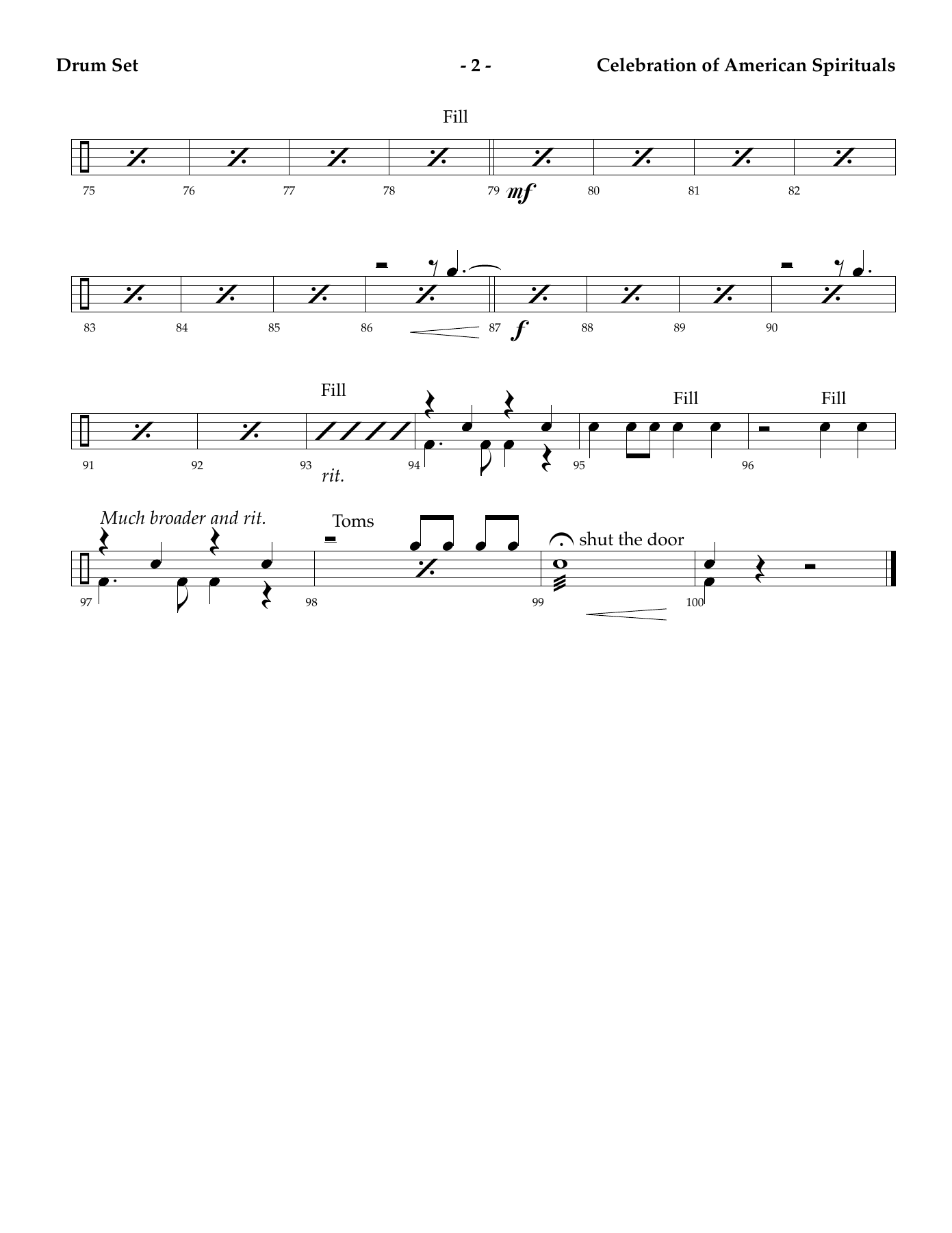 Drum Set — page 2