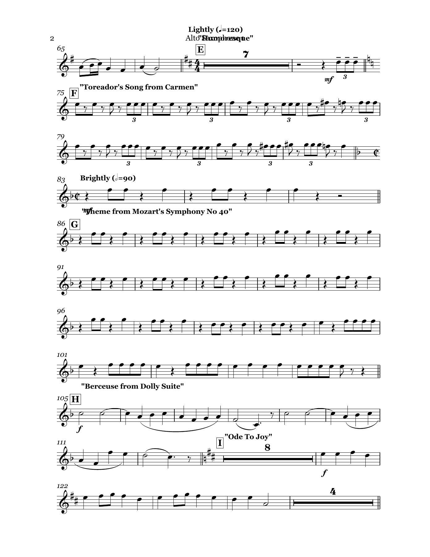 CB011ClassicalMuddley Alto Saxophone — page 2