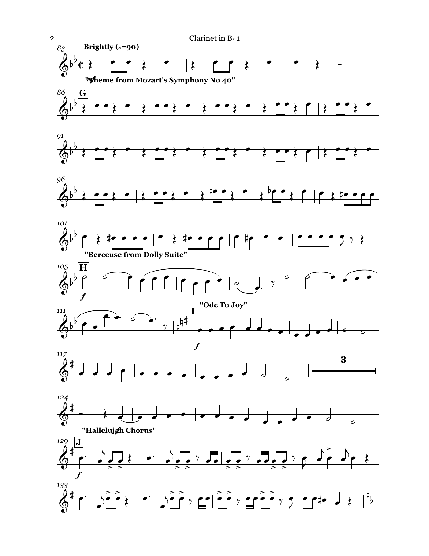 CB011ClassicalMuddley Clarinet in Bb — page 2