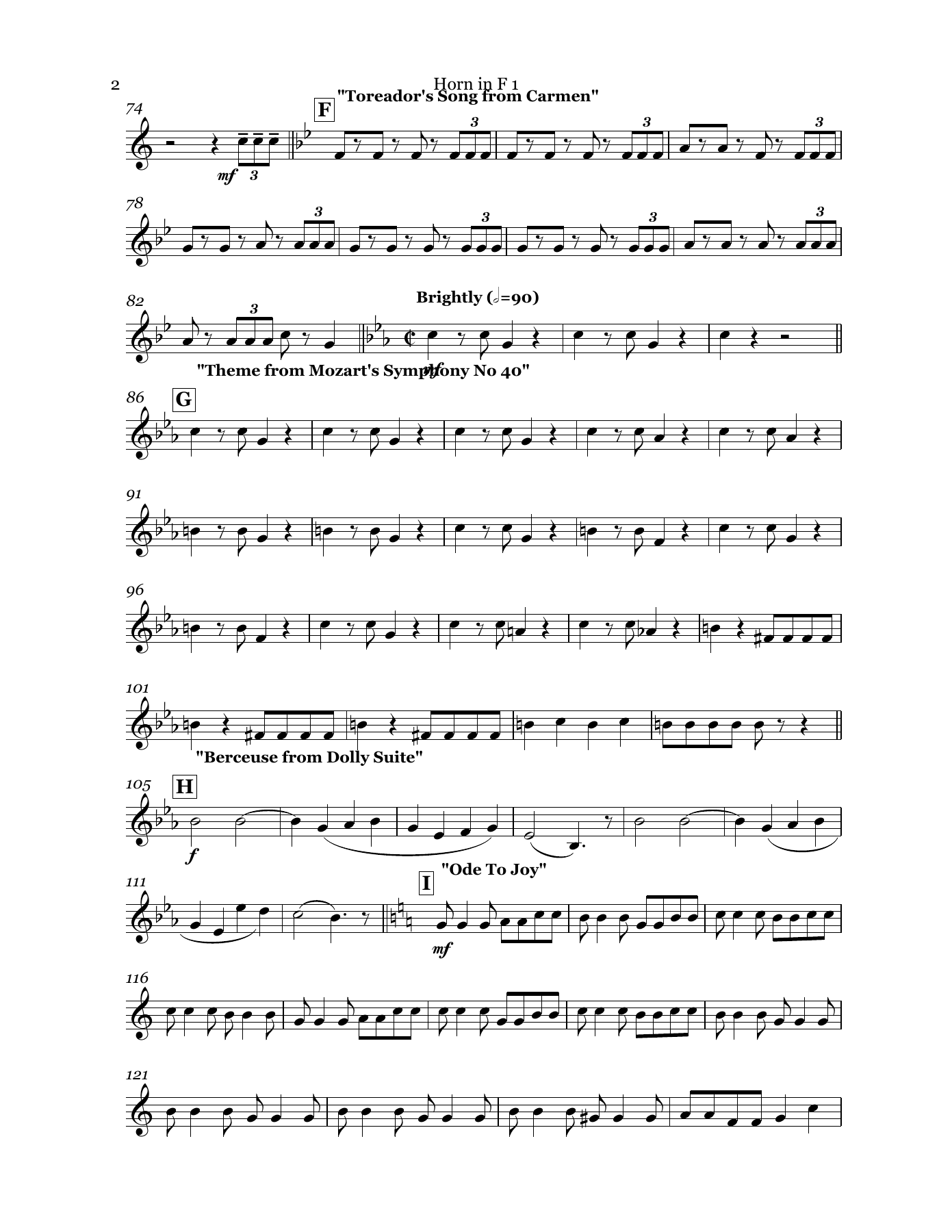 CB011ClassicalMuddley Horn in F — page 2