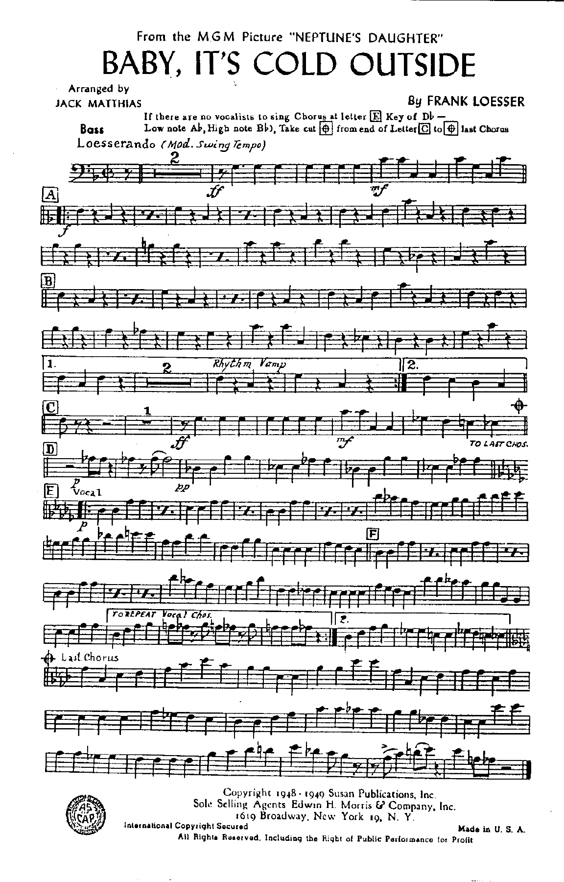 Bass pg1 — sheet music cover (first page)
