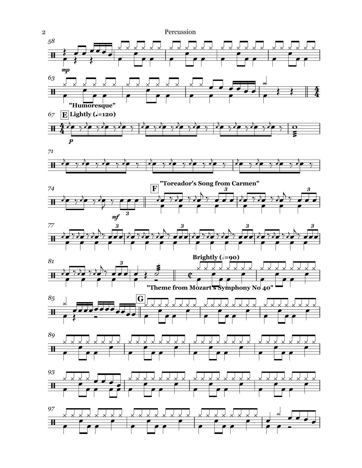 CB011ClassicalMuddley Percussion — page 2