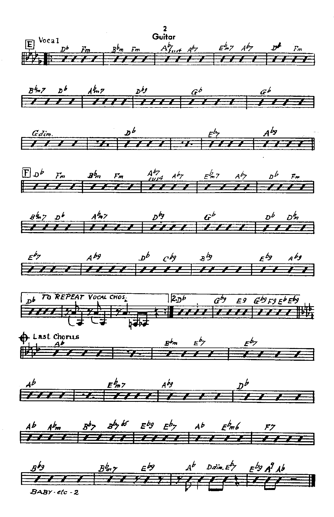 Guitar pg2 — sheet music cover (first page)