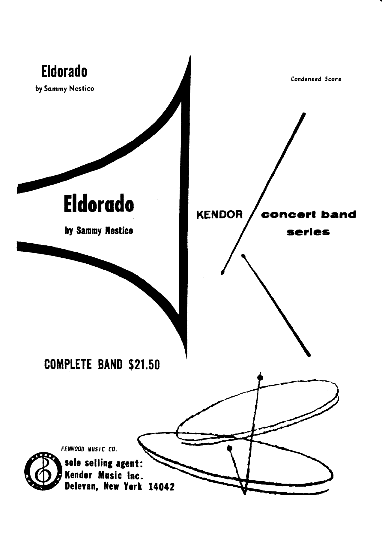 Eldorado — sheet music cover (first page)