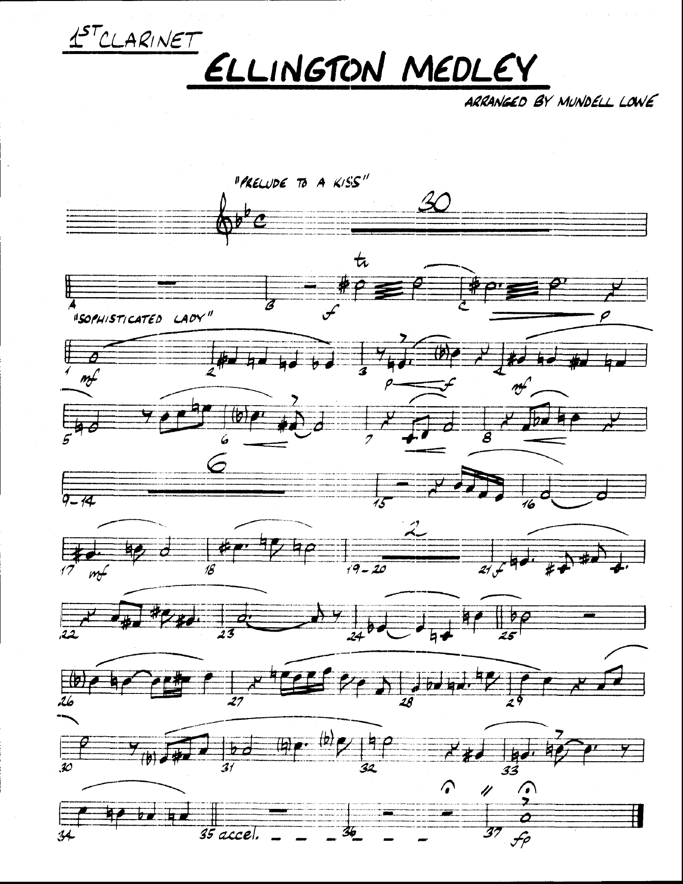 Ellington Medley (M.Lowe) Guit Feat. — page 3