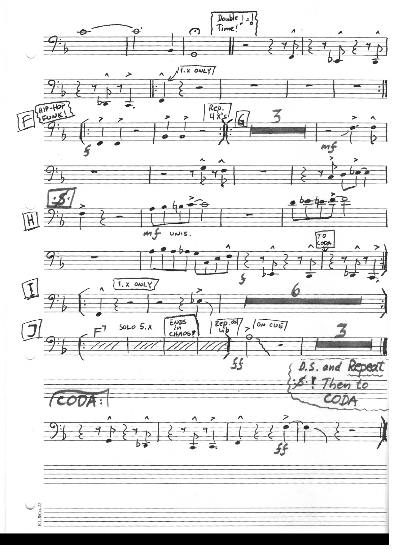 14 Blue Monk Trombone — page 2
