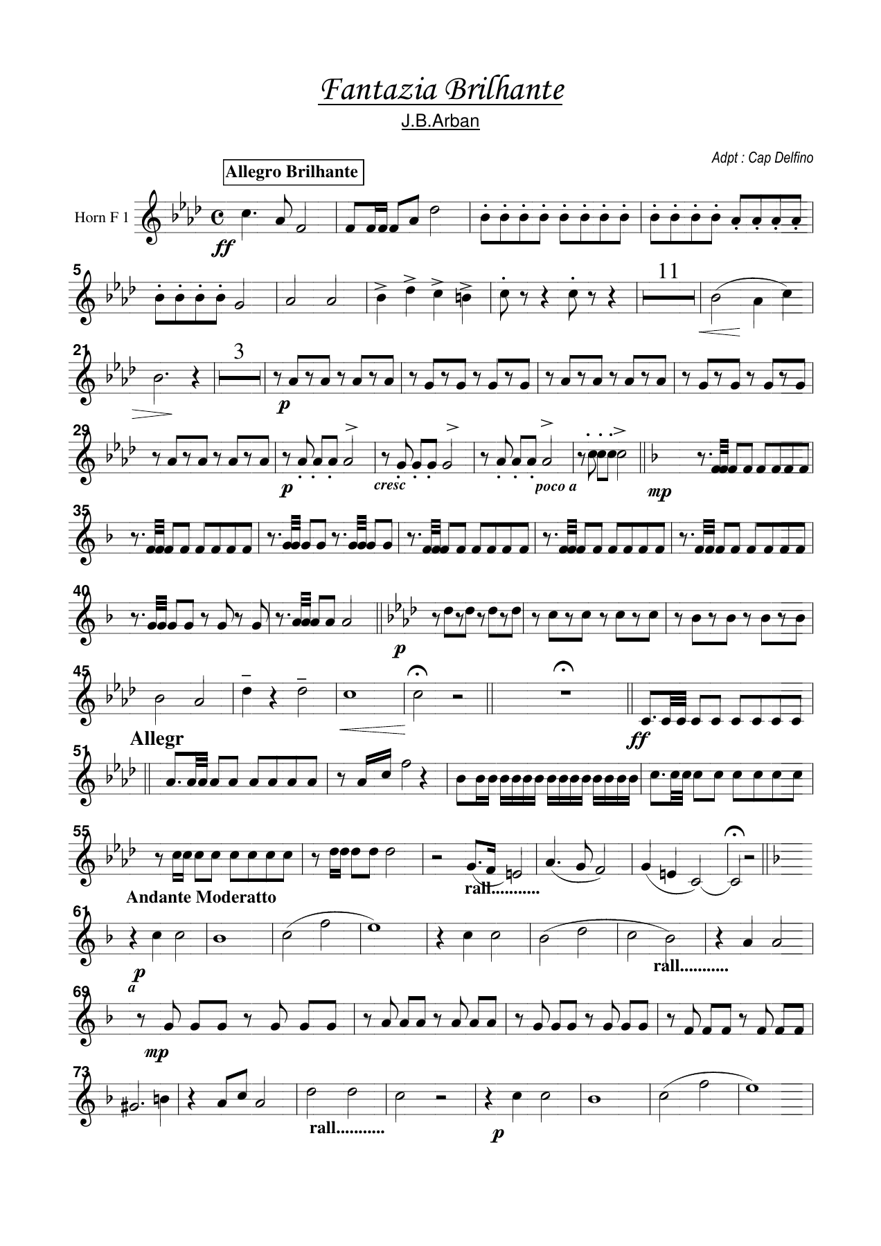 horn1 — sheet music cover (first page)