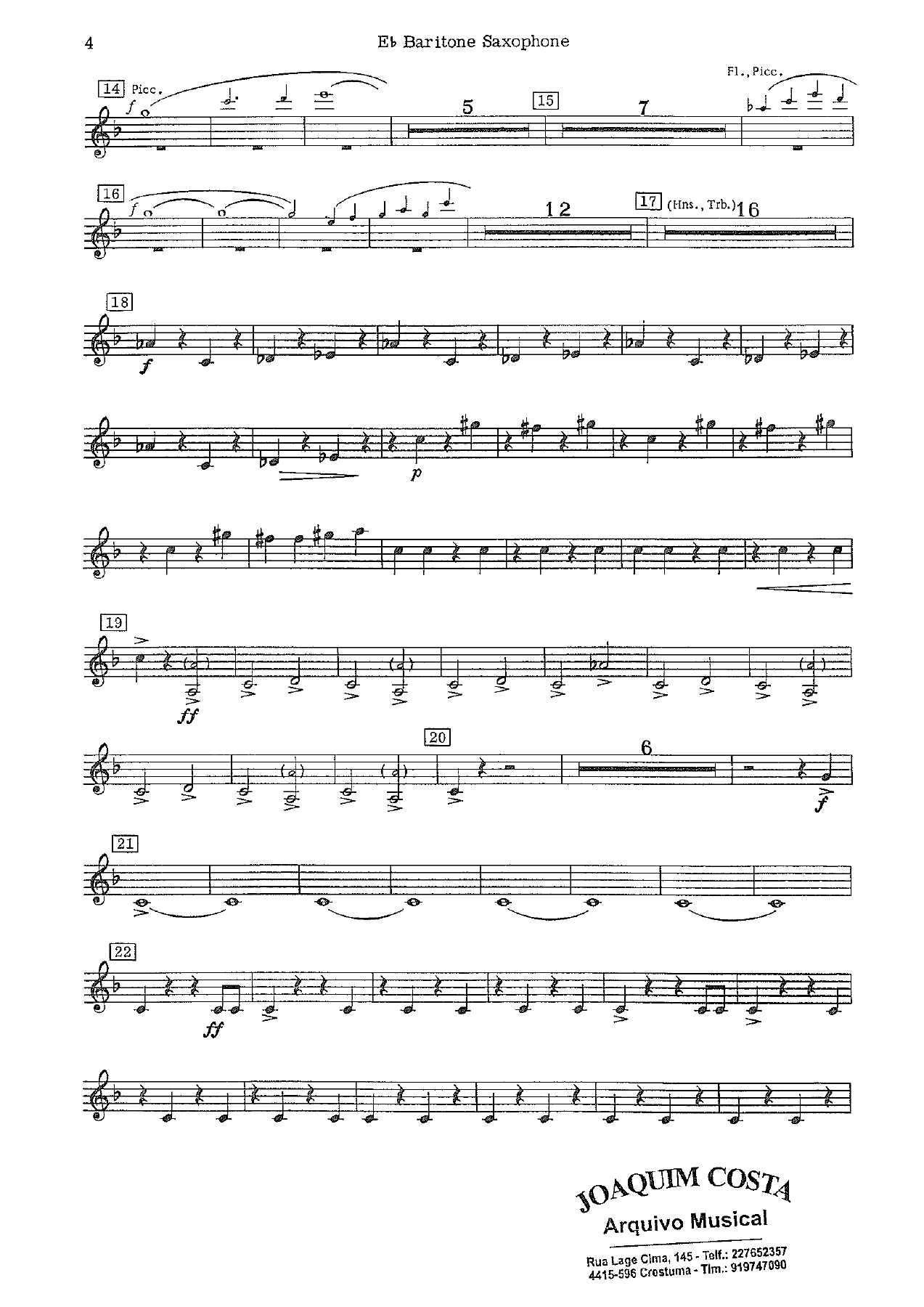 Festive Overture 17 B Sax — page 3