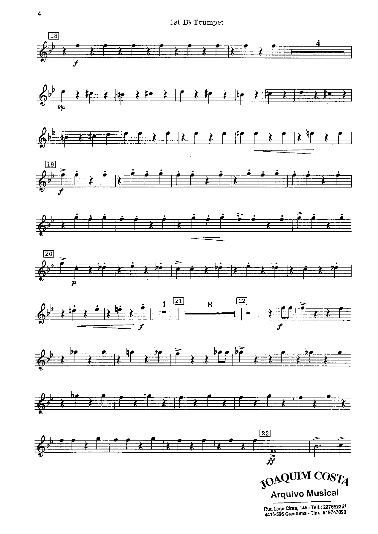 Festive Overture 18 Trumpet — page 3