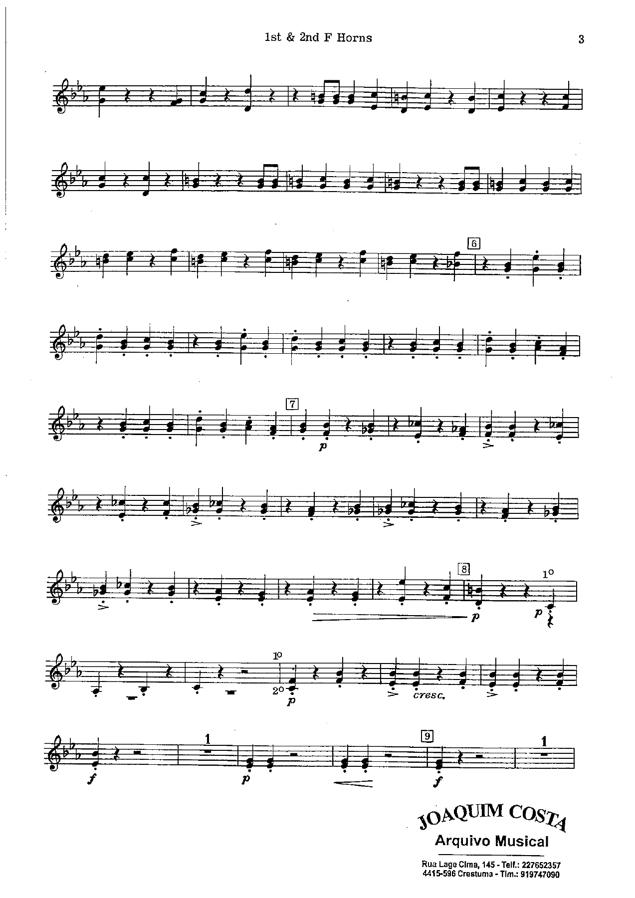 Festive Overture 22 F Hn 1 & — page 2