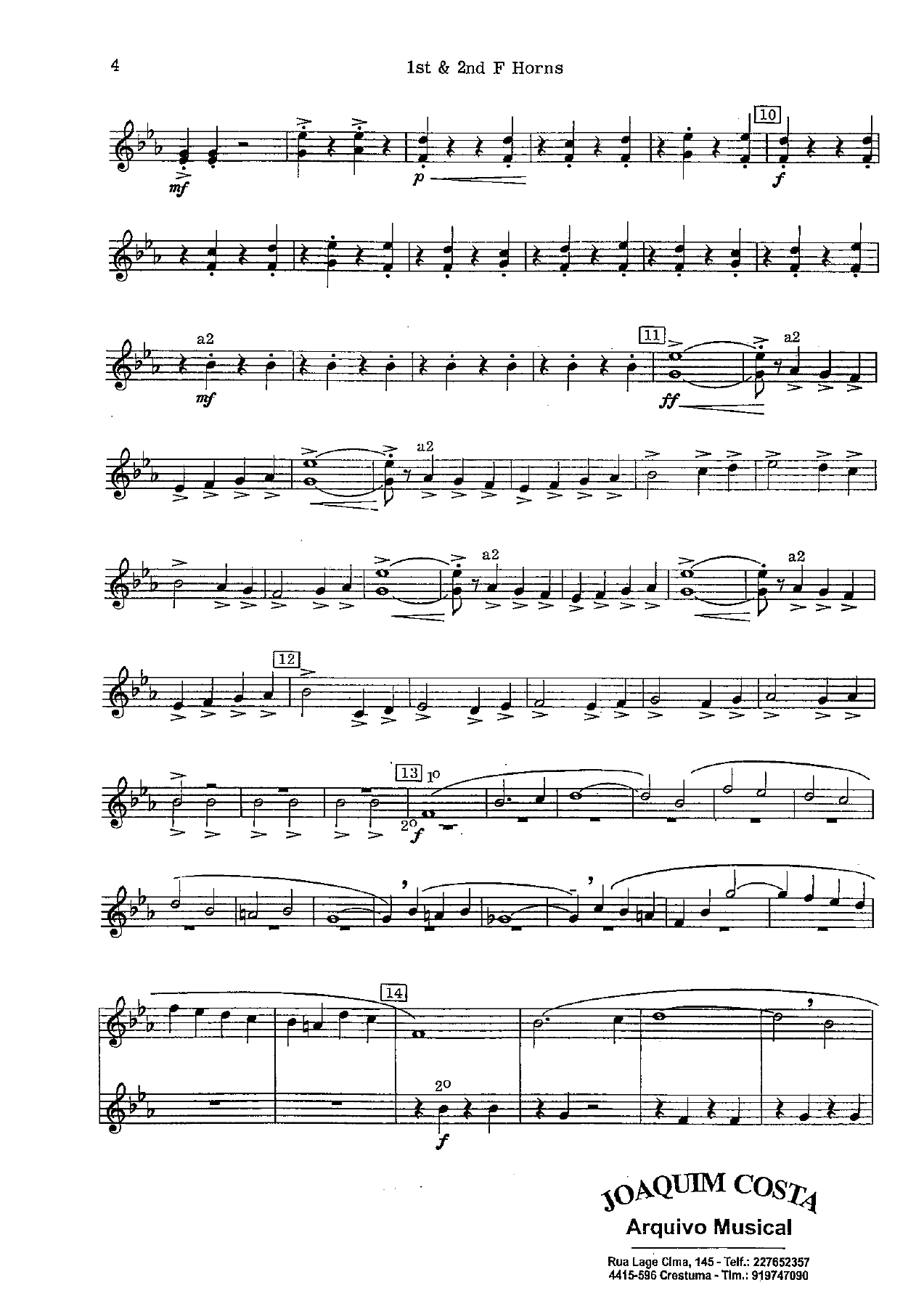 Festive Overture 22 F Hn 1 & — page 3