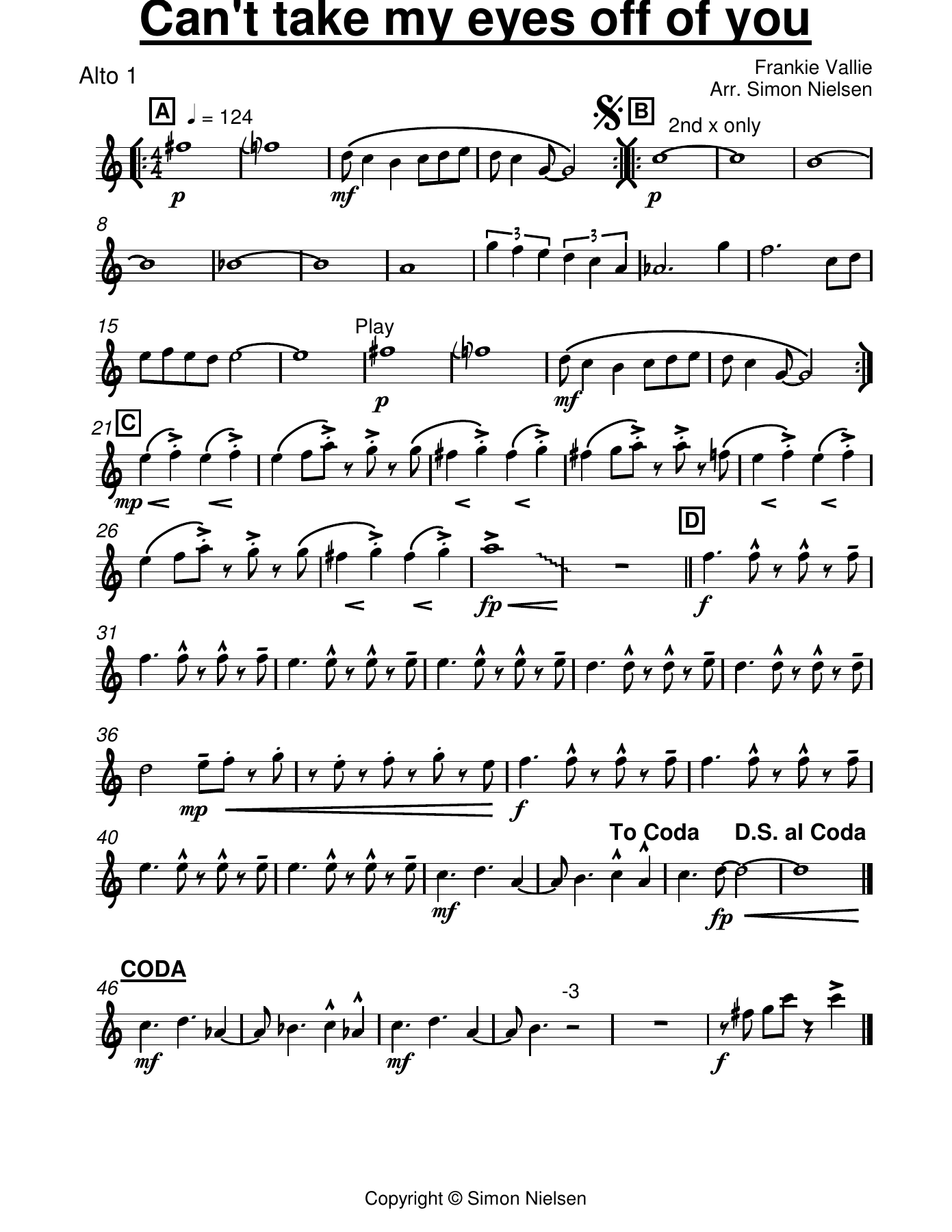 03 Alto — sheet music cover (first page)