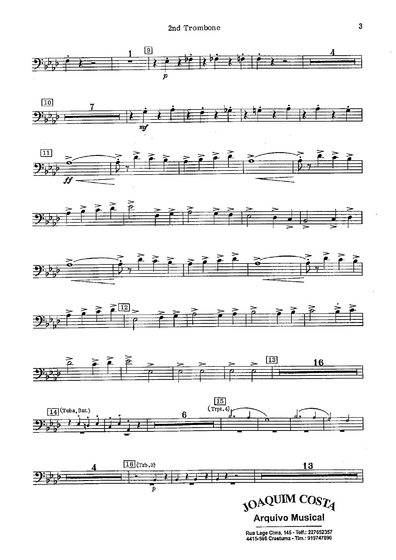 Festive Overture 25 Trombone — page 2