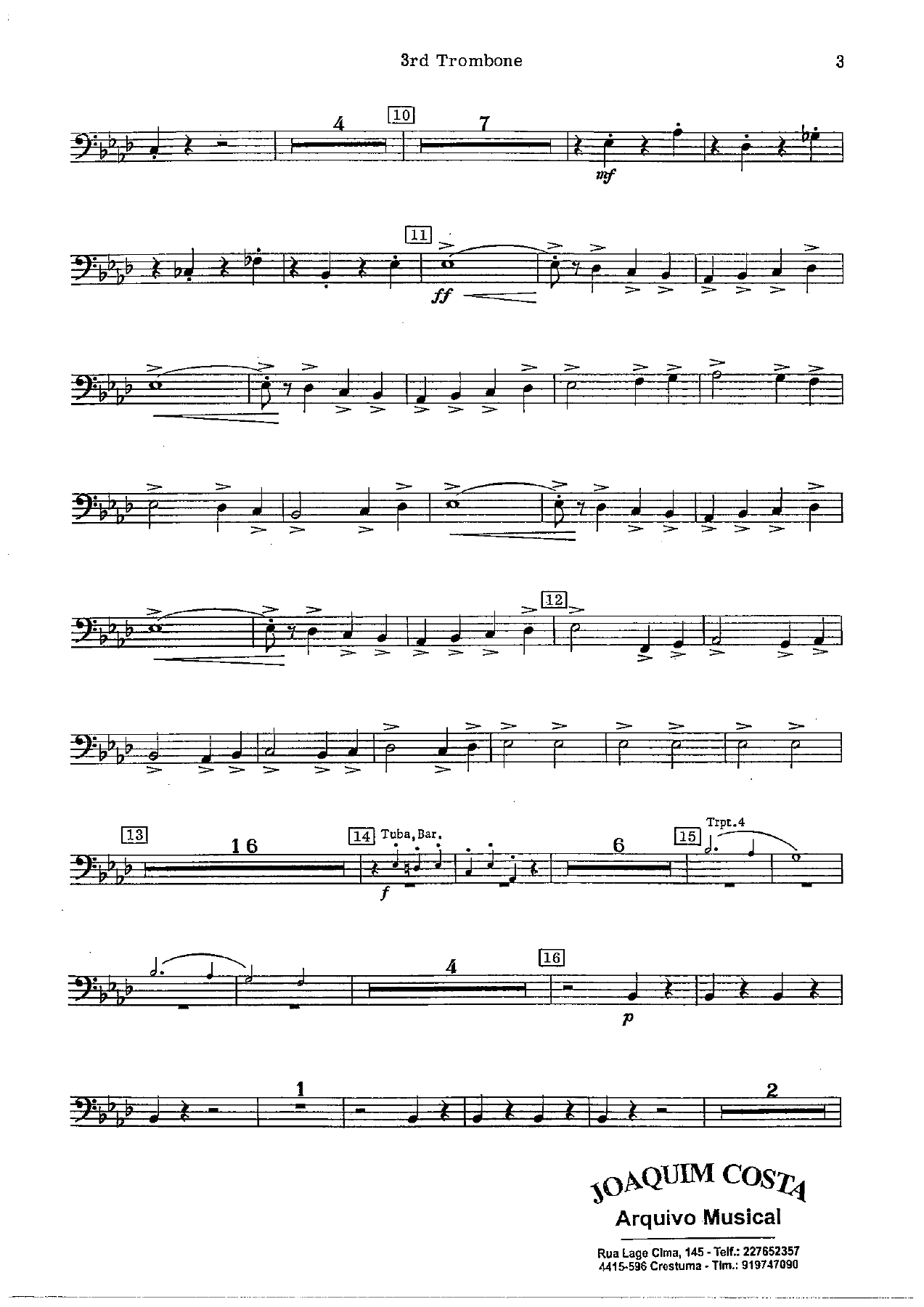 Festive Overture 26 Trombone — page 2