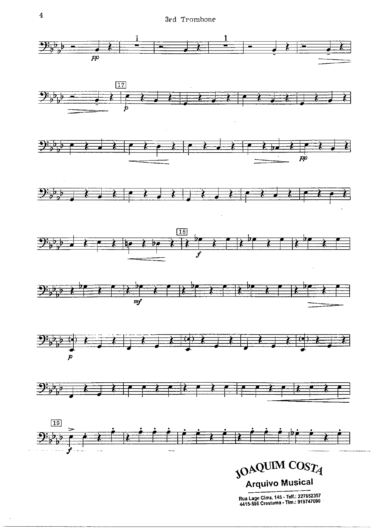 Festive Overture 26 Trombone — page 3