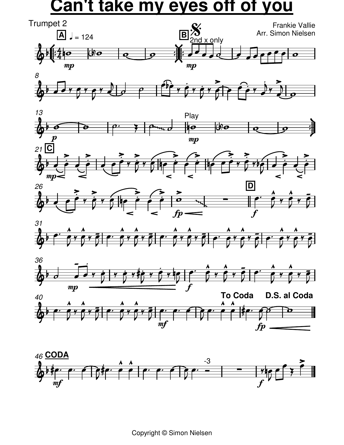 09 Trumpet — sheet music cover (first page)