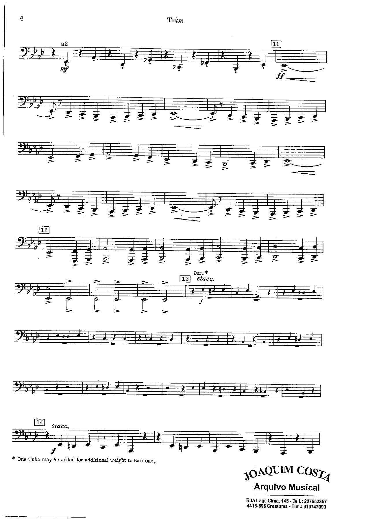 Festive Overture 29 Tuba — page 3