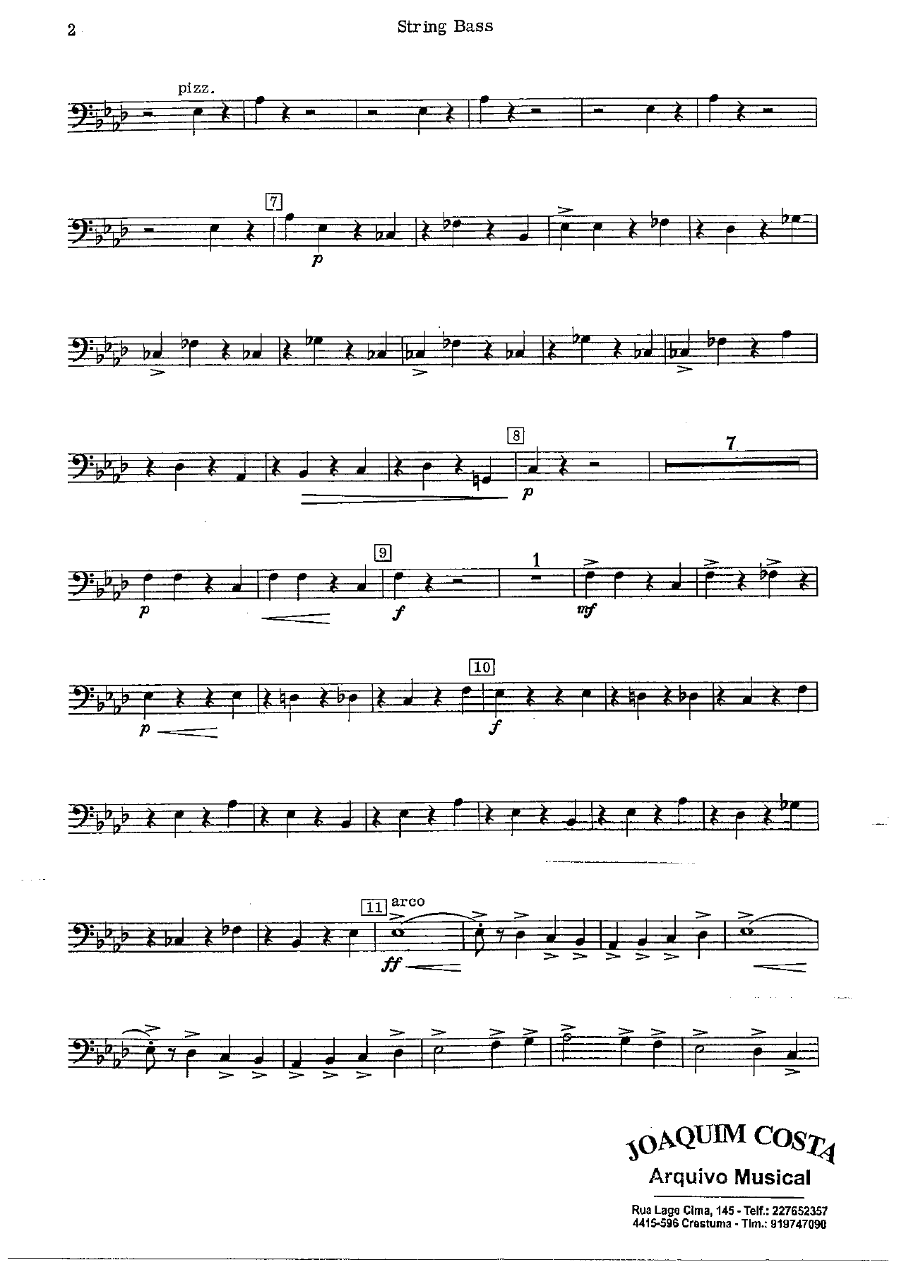 Festive Overture 30 String Bass — page 2