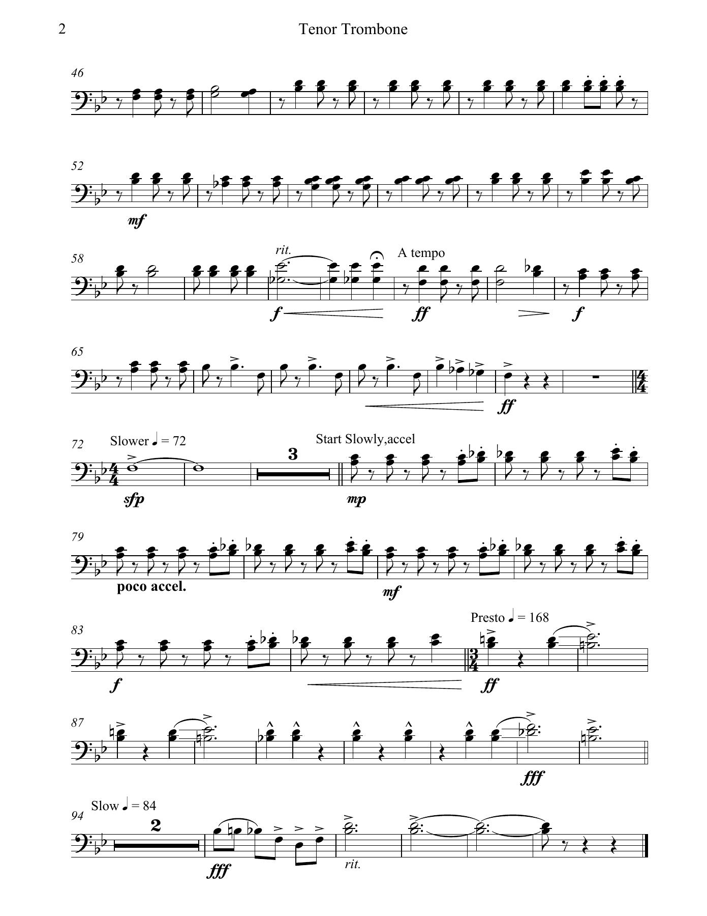 Granada Tenor Trombone — page 2
