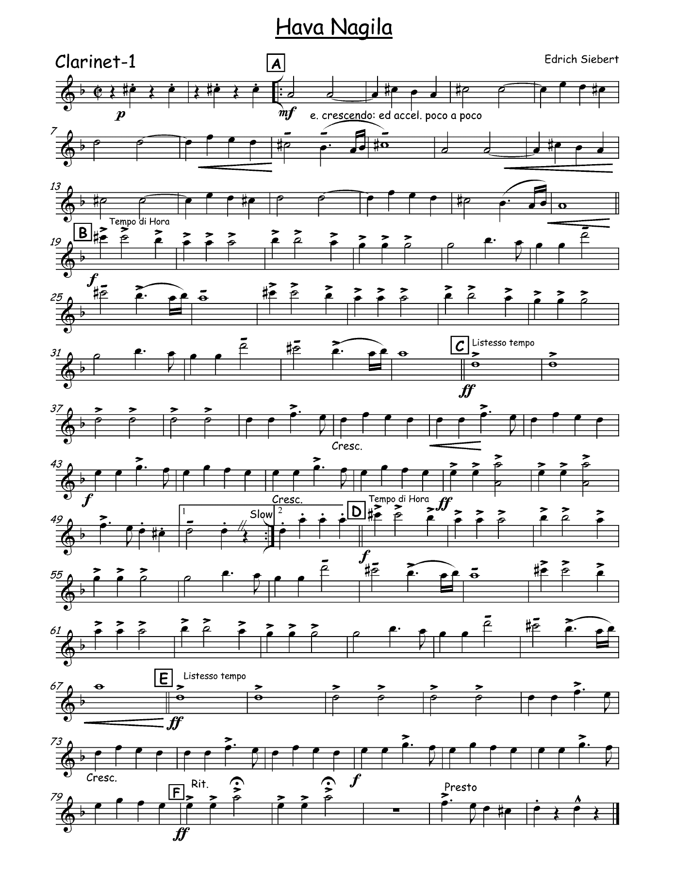 Hava Nagila — page 2