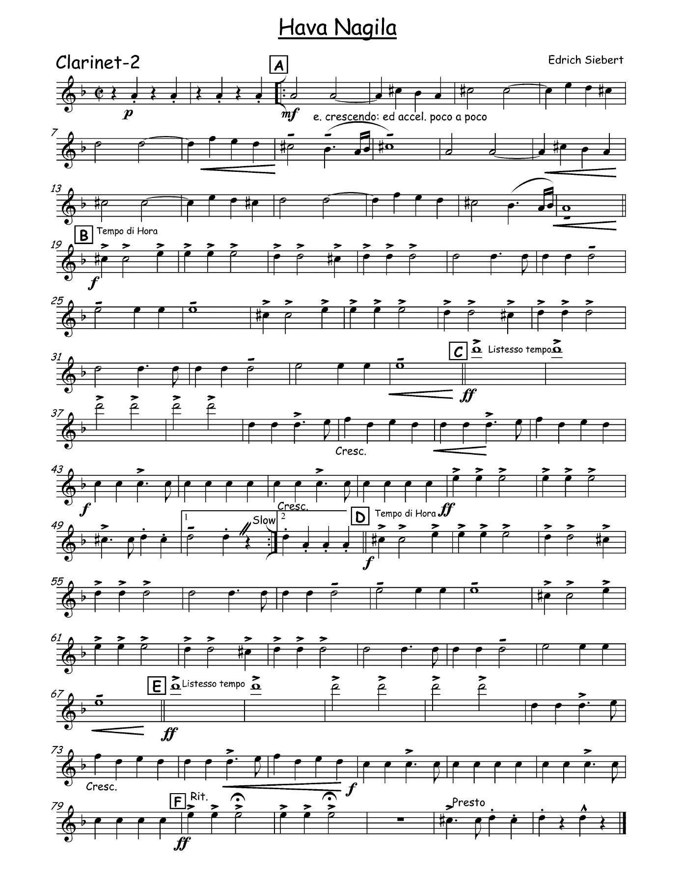 Hava Nagila — page 3