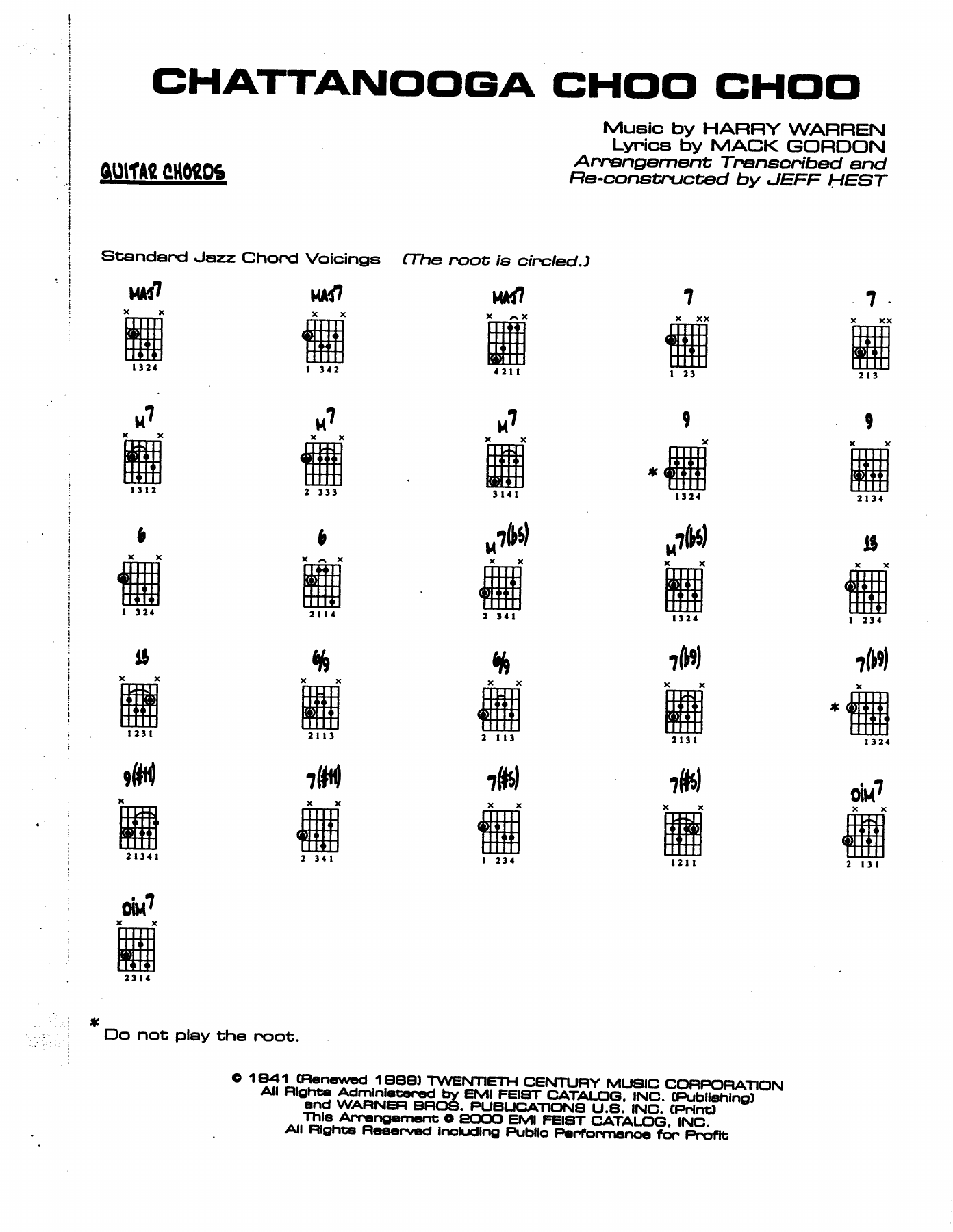 Chatanooga Choo Choo GUITAR — page 3