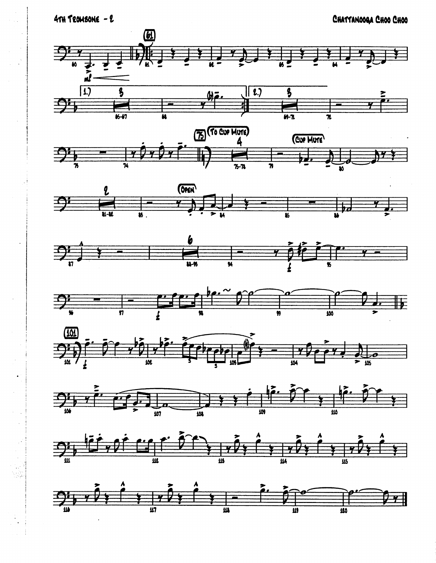 Chatanooga Choo Choo BONE — page 2