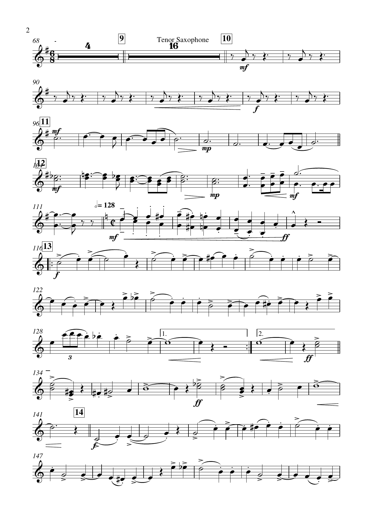 James Last Golden Hits Tenor Saxophone — page 2