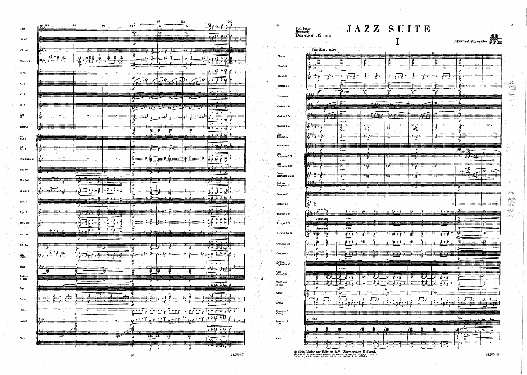 Jazz Suite — sheet music preview