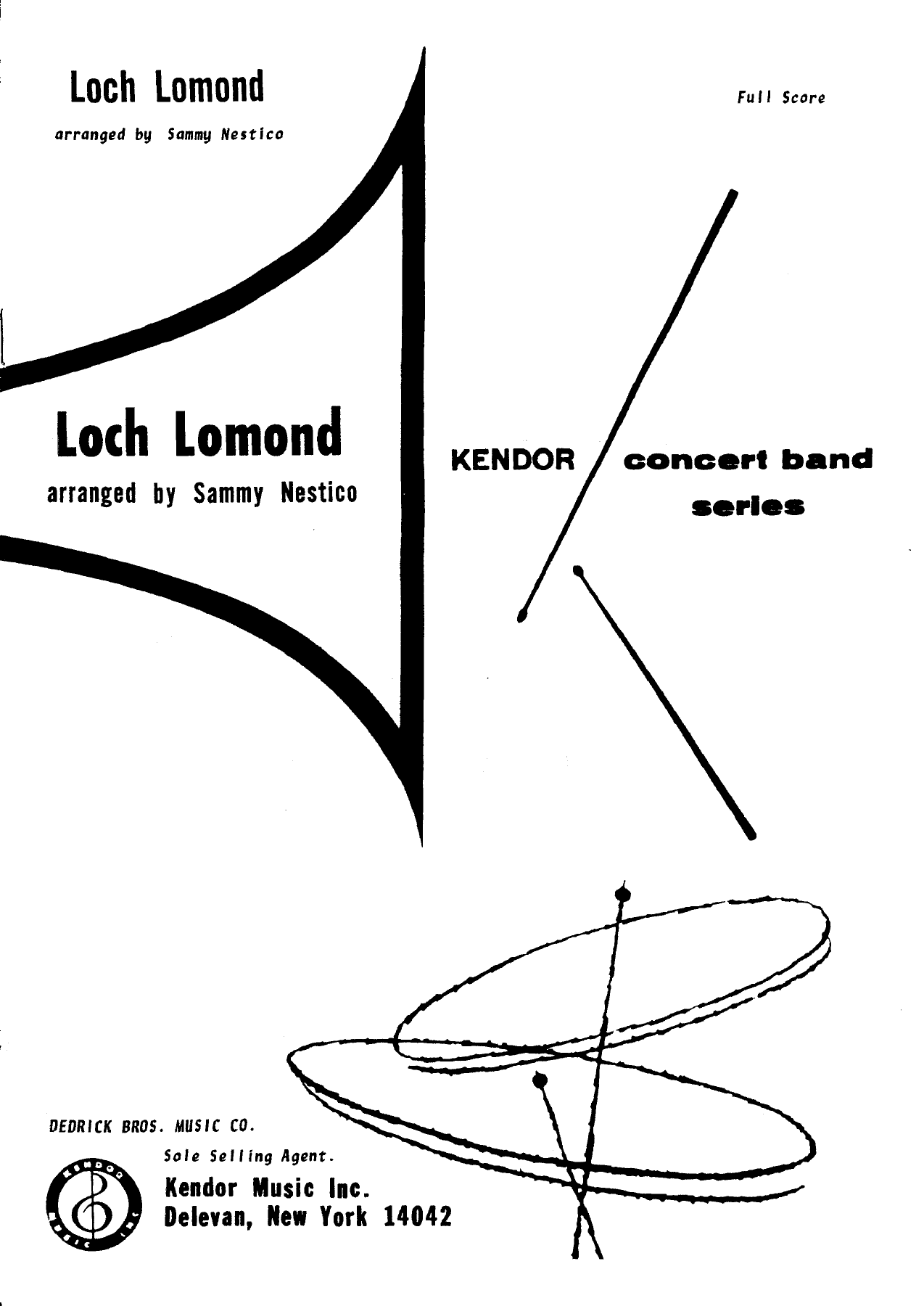 Loch Lomond — sheet music cover (first page)