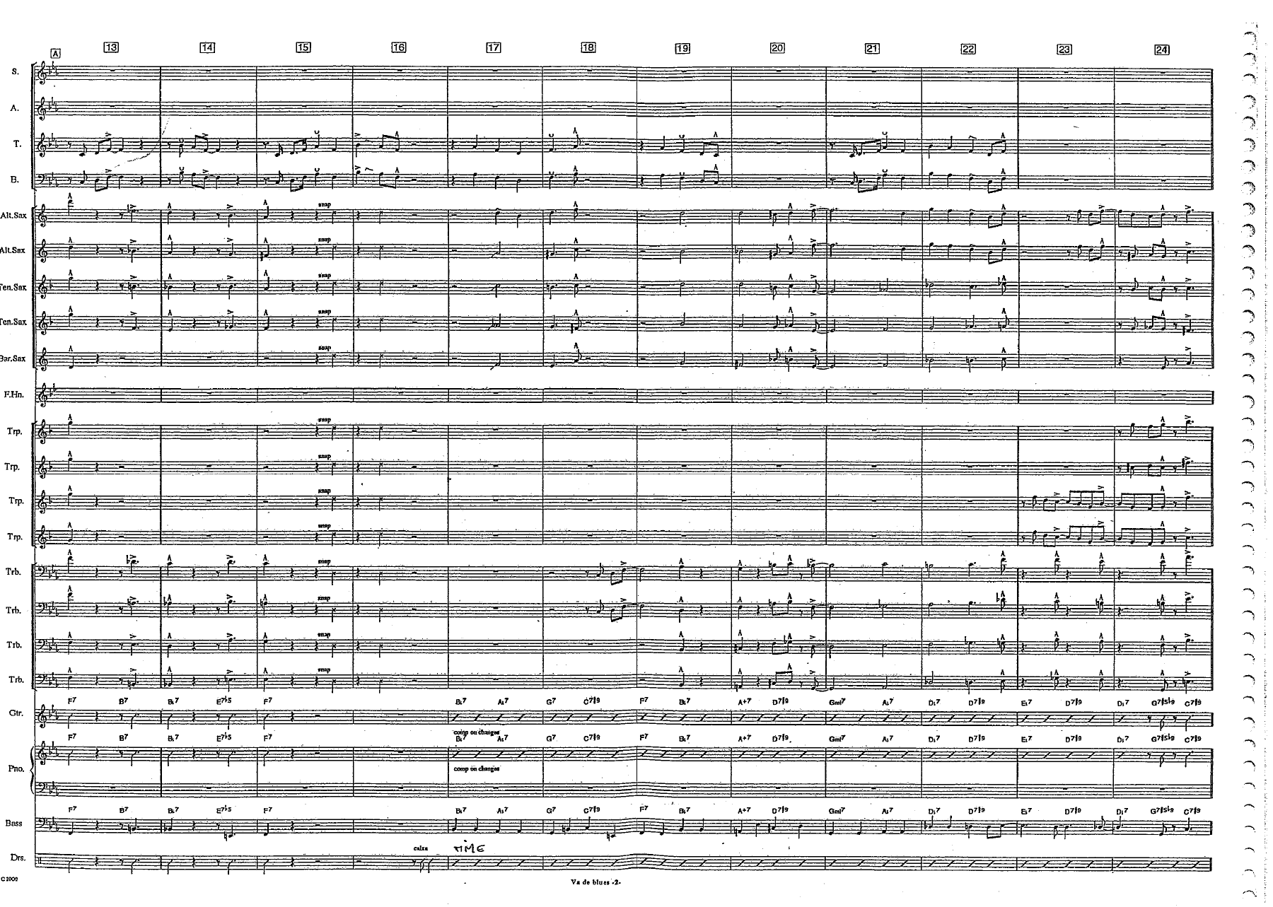 va de blues score — page 2