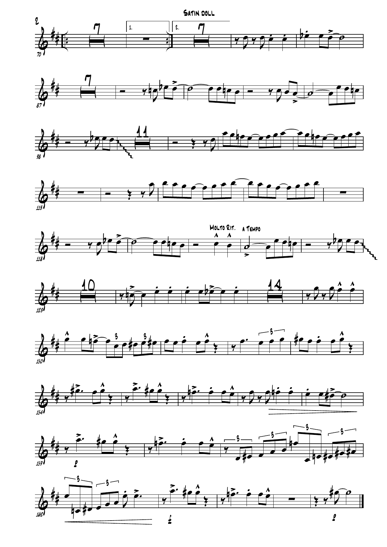 Satin doll - Tenor Sax. — page 2