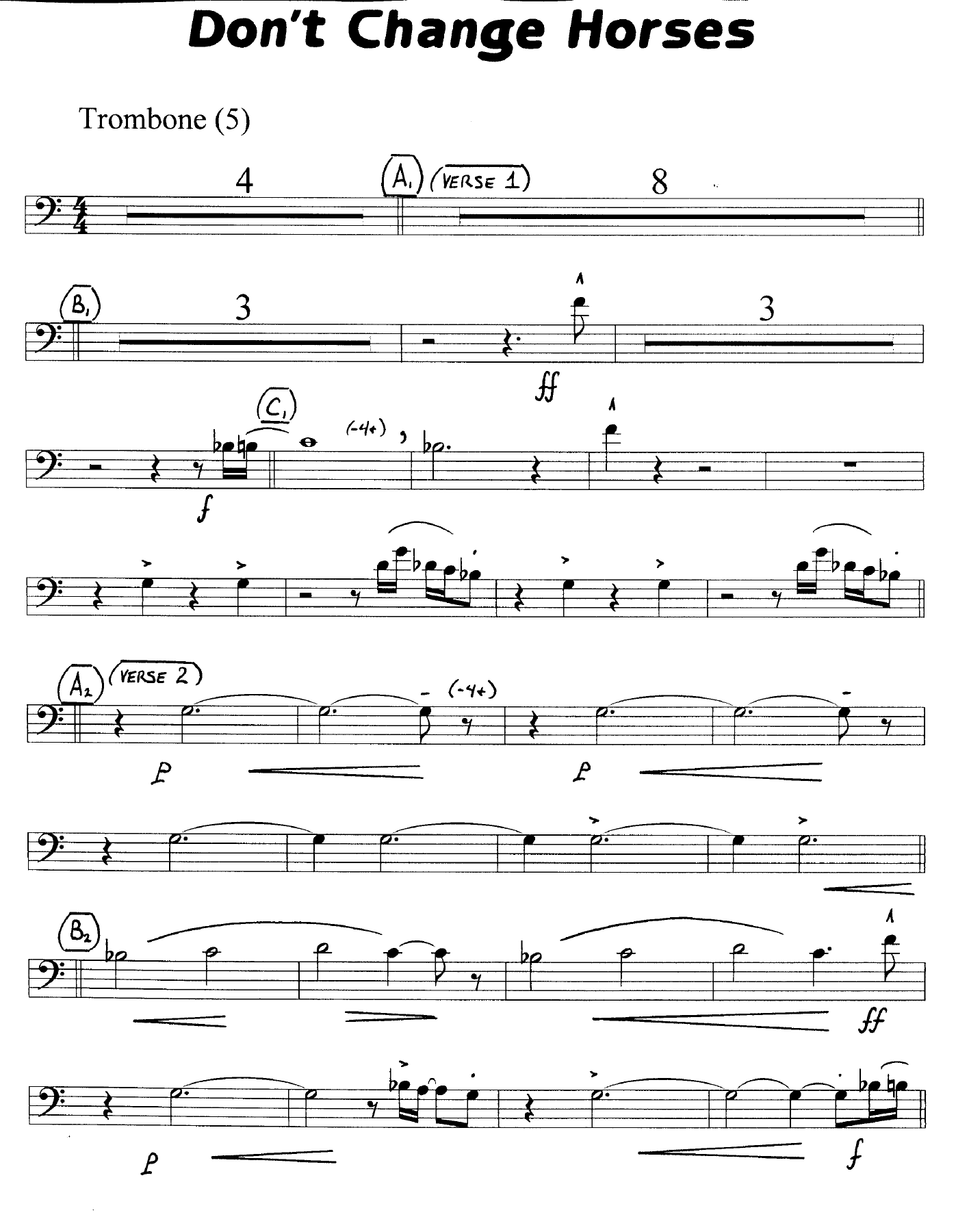 Bone 5 Pg — sheet music cover (first page)
