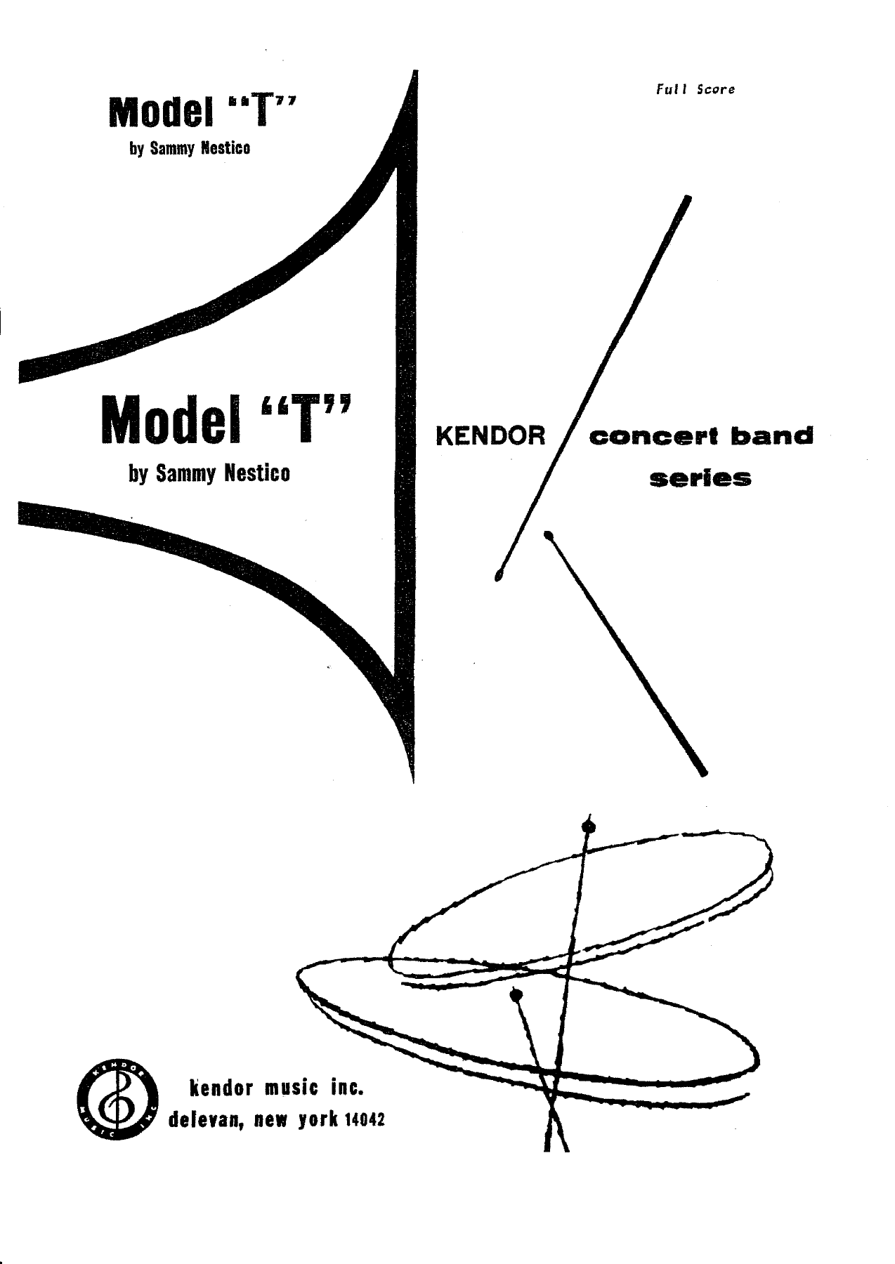 Model T — sheet music cover (first page)