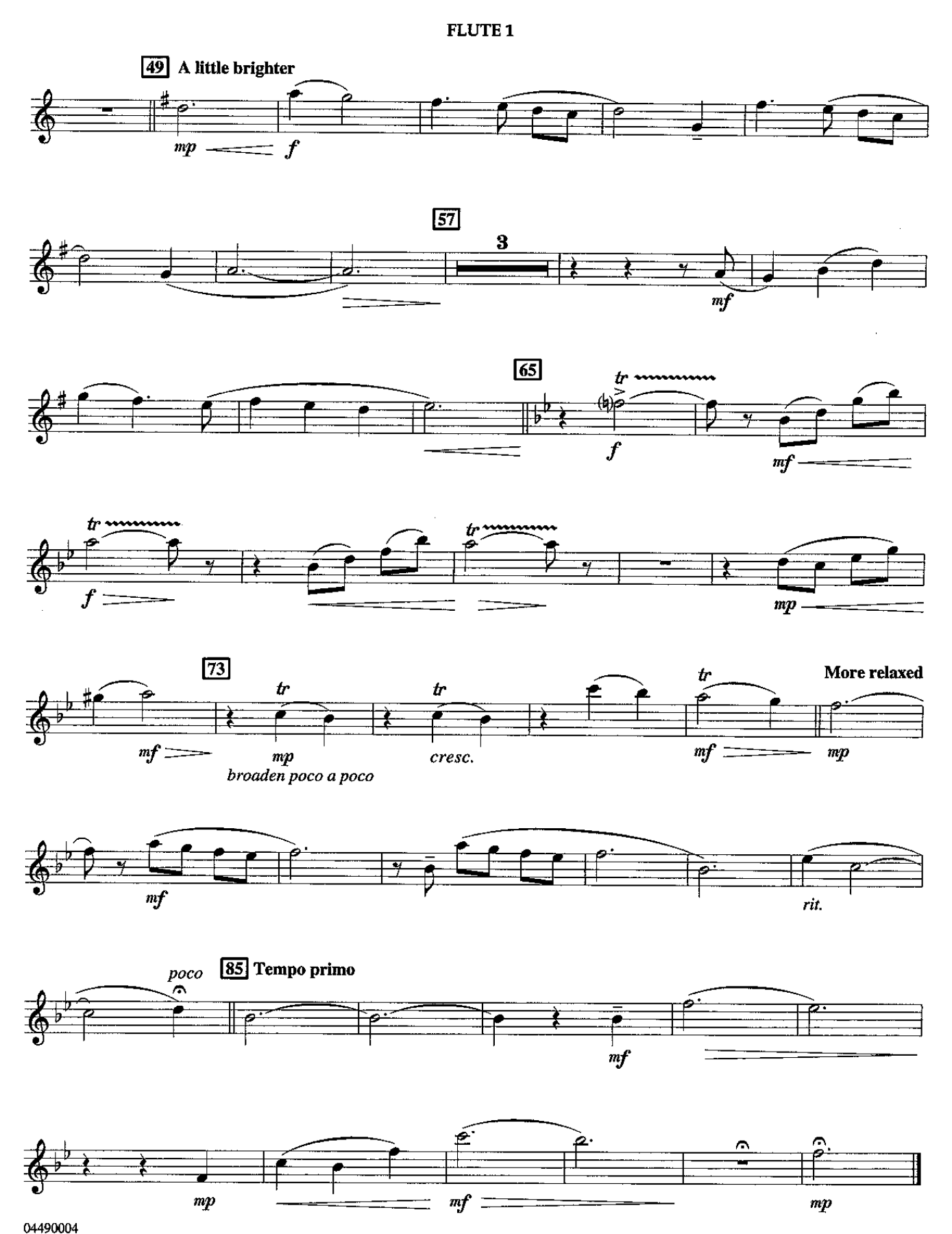 01 Flute I — page 2