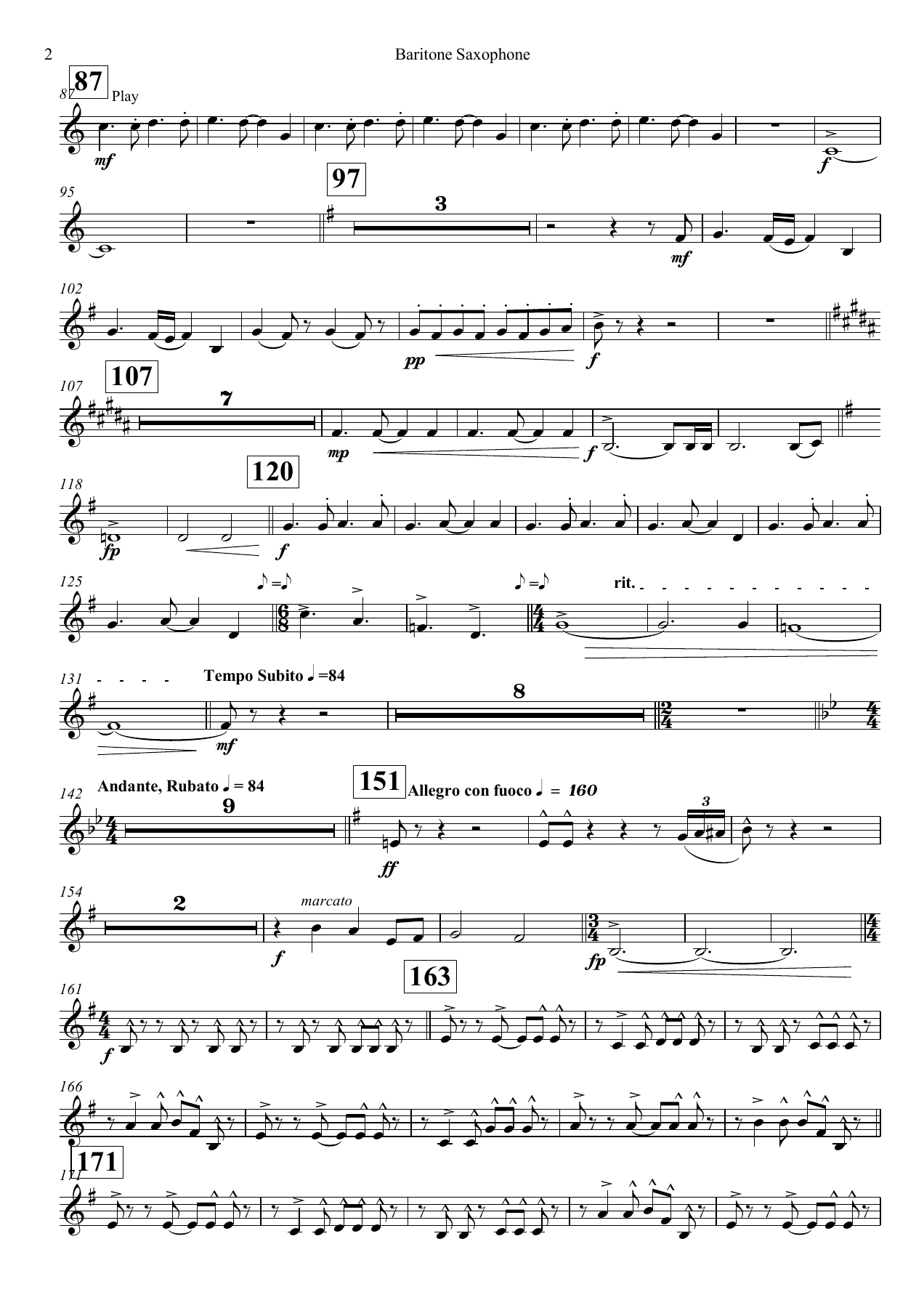 baritone sax — page 2