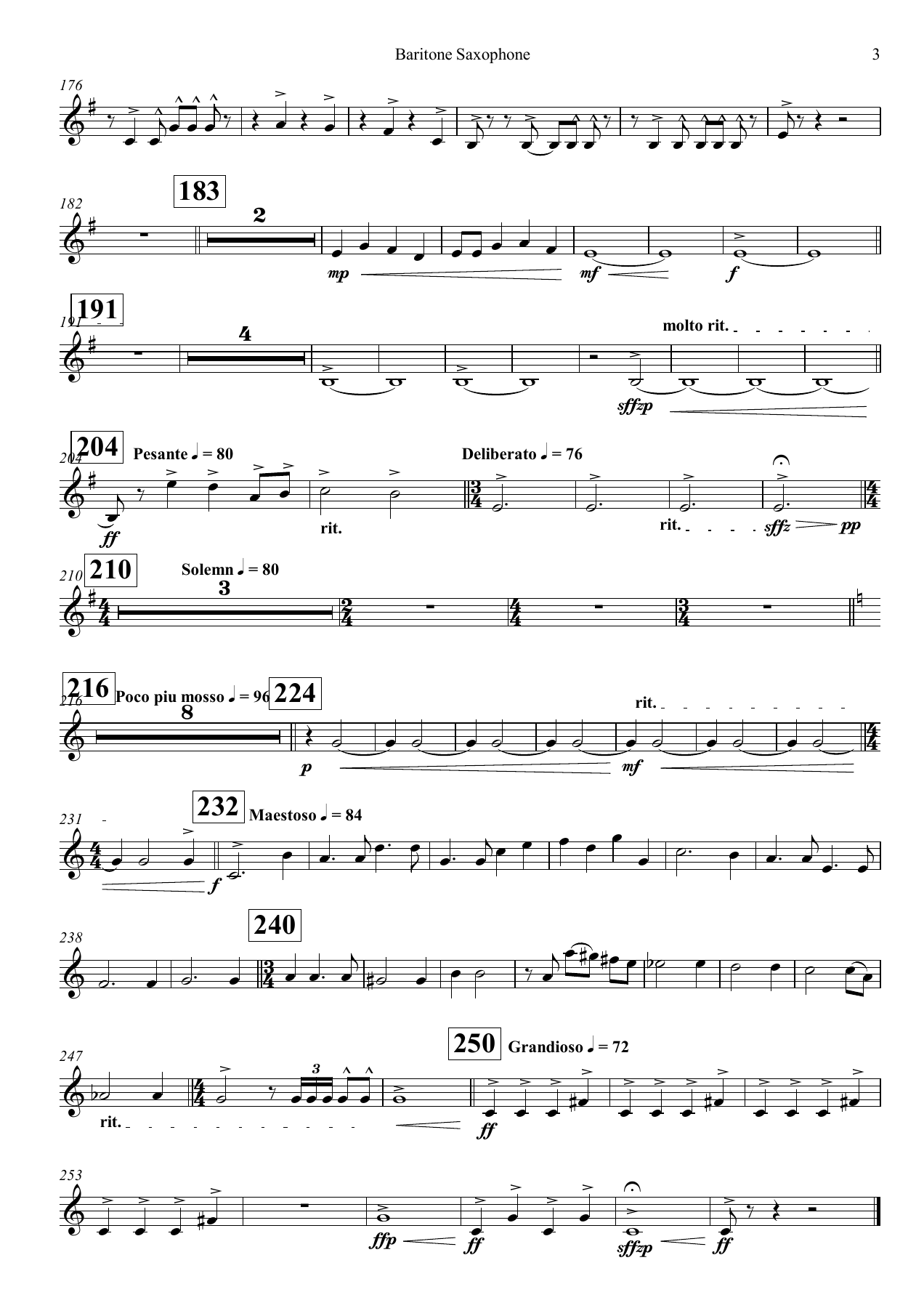 baritone sax — page 3