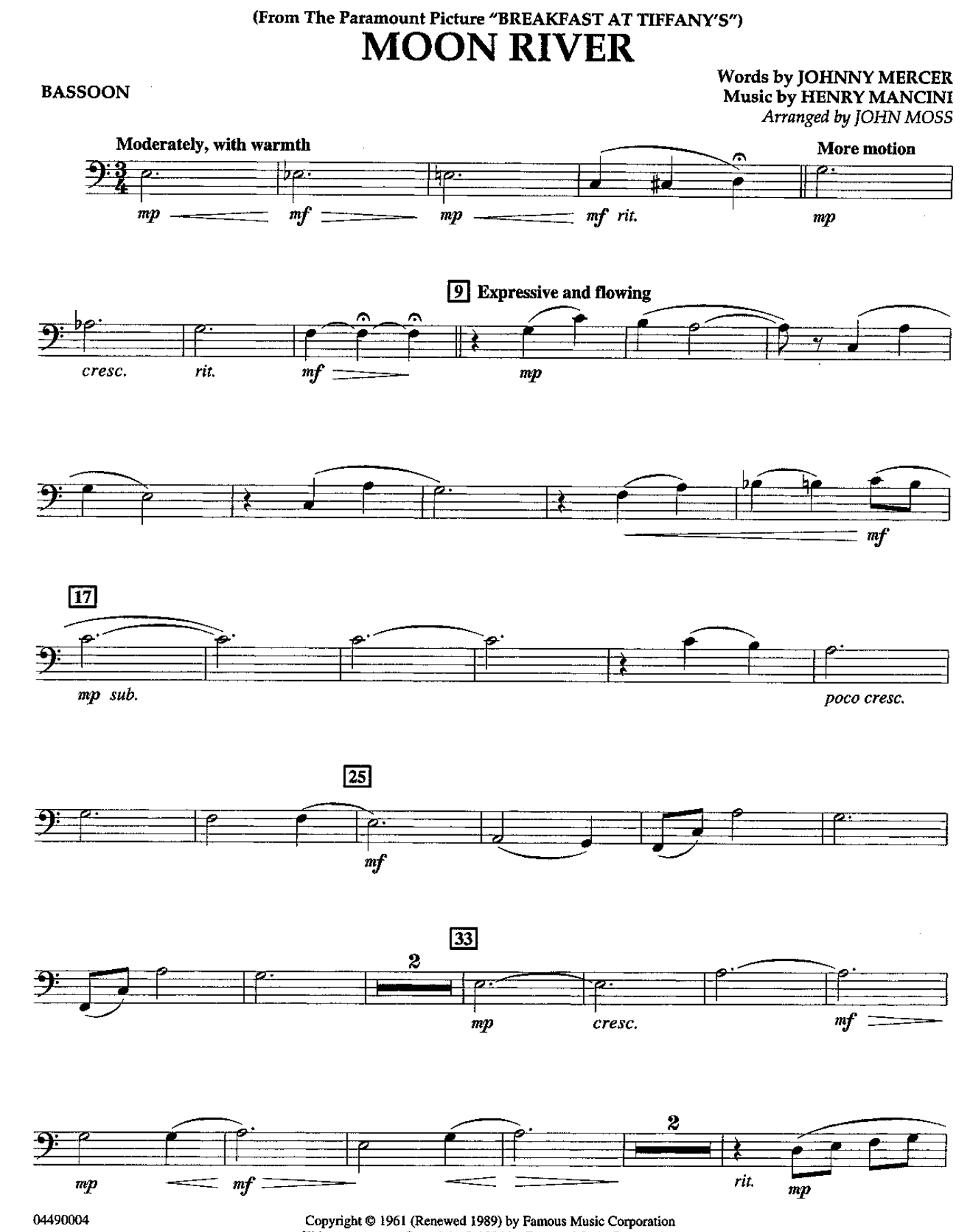 07 Bassoon — sheet music cover (first page)