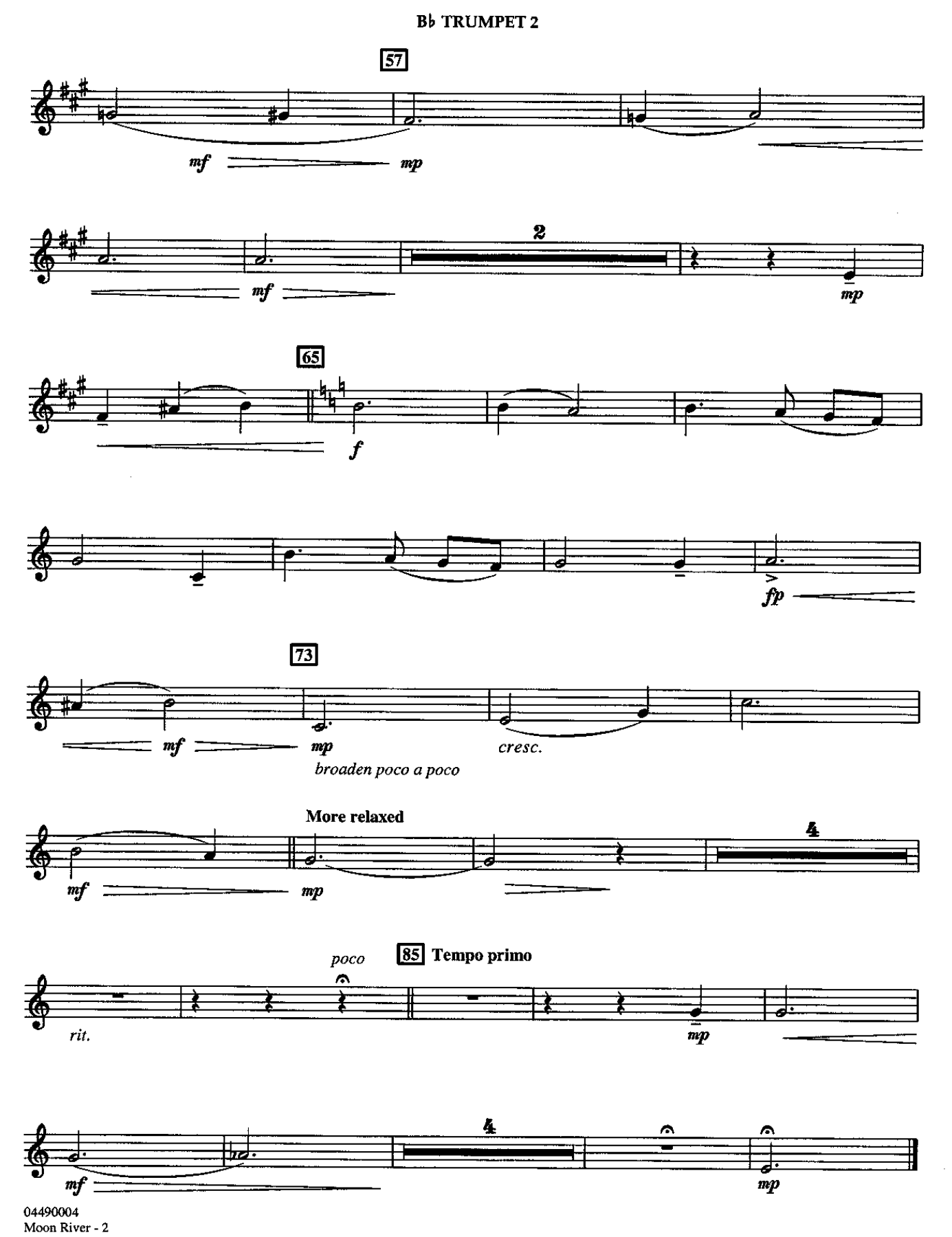11 Trumpet II — page 2