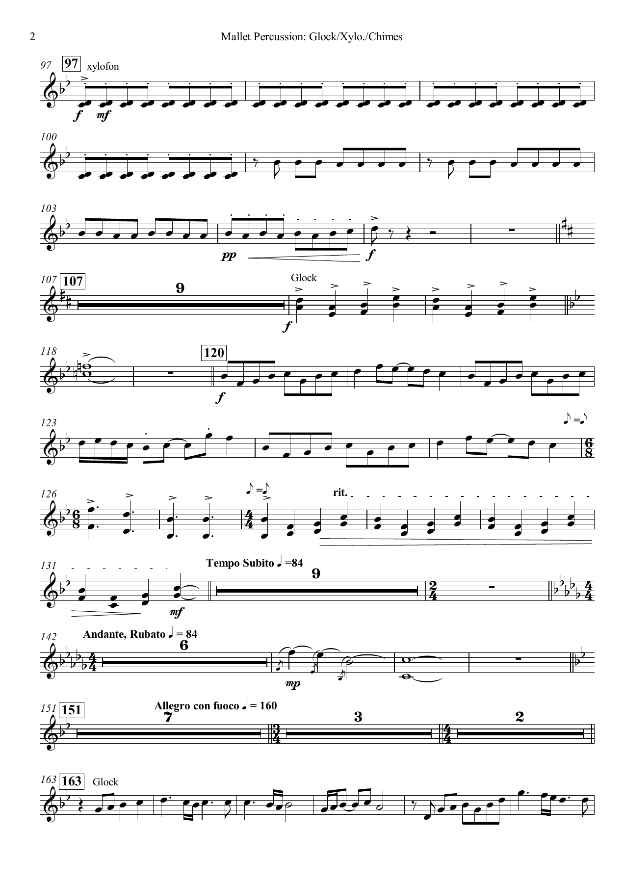 mallet percussion — page 2